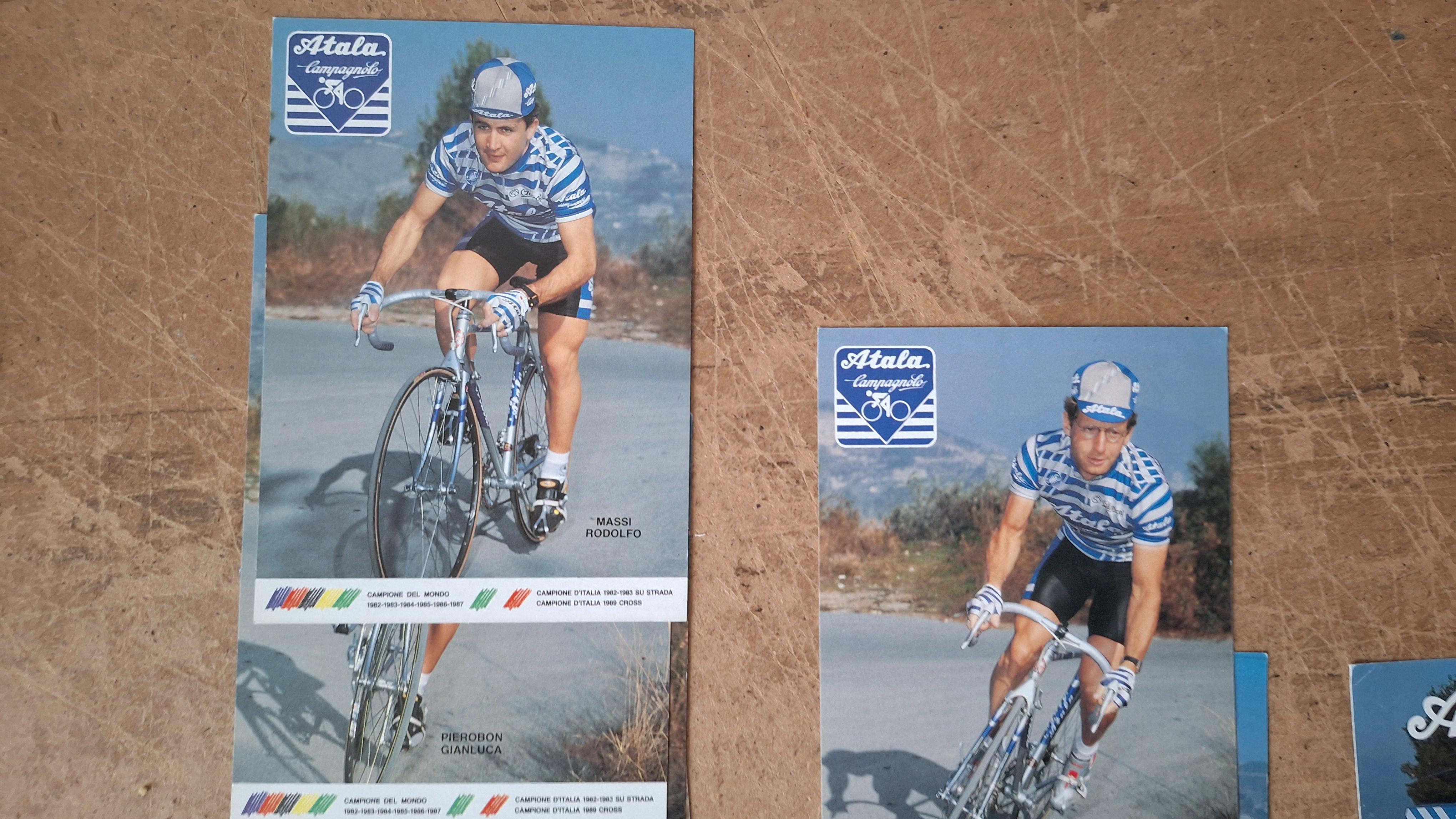 Ploegkaarten Atala-Campagnolo Team 1986 - Atala – foto 2 – kavel bij Goeiendeal