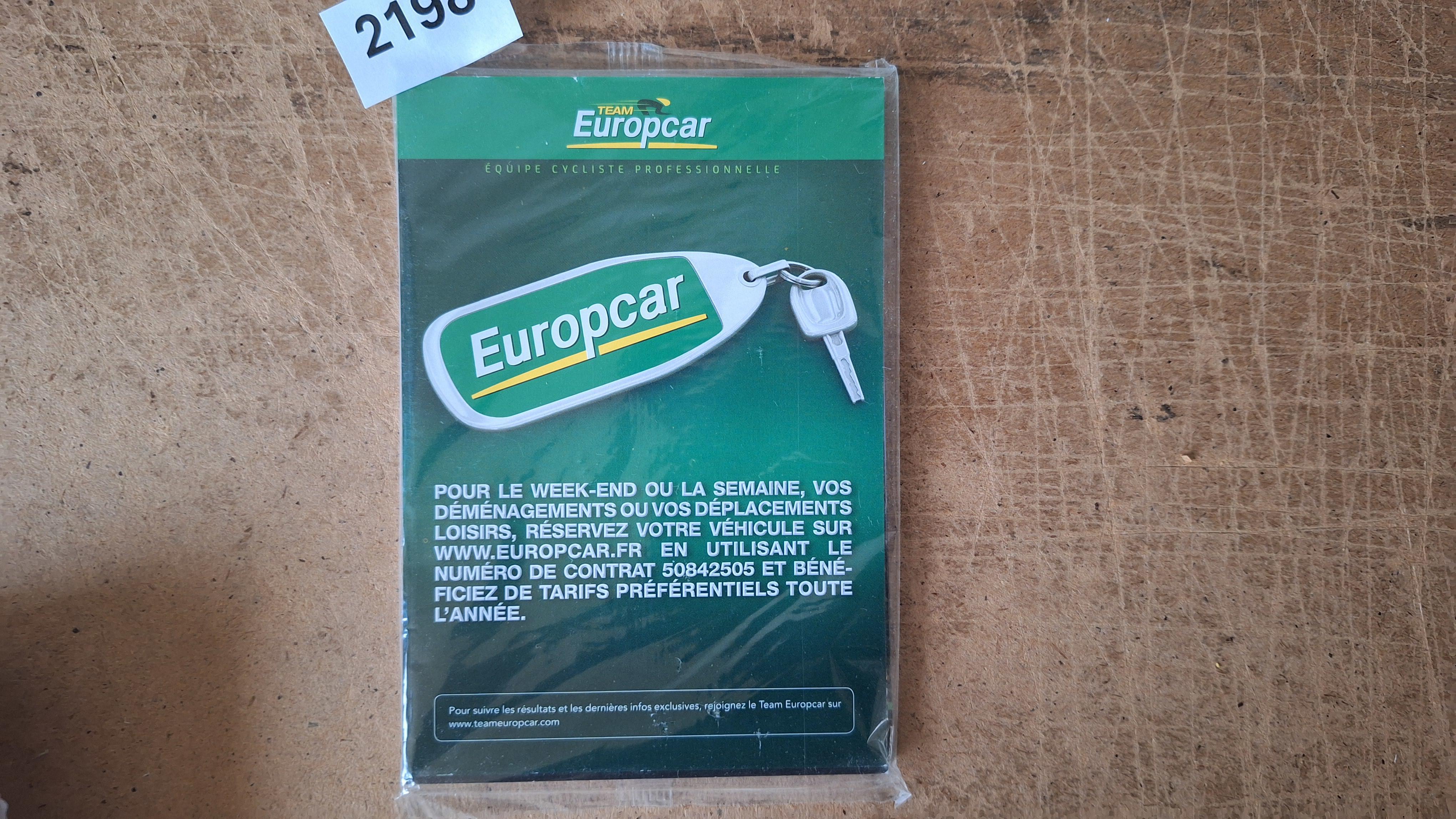 Ploegkaarten Team Europcar - Europcar (geseald) – kavel bij Goeiendeal