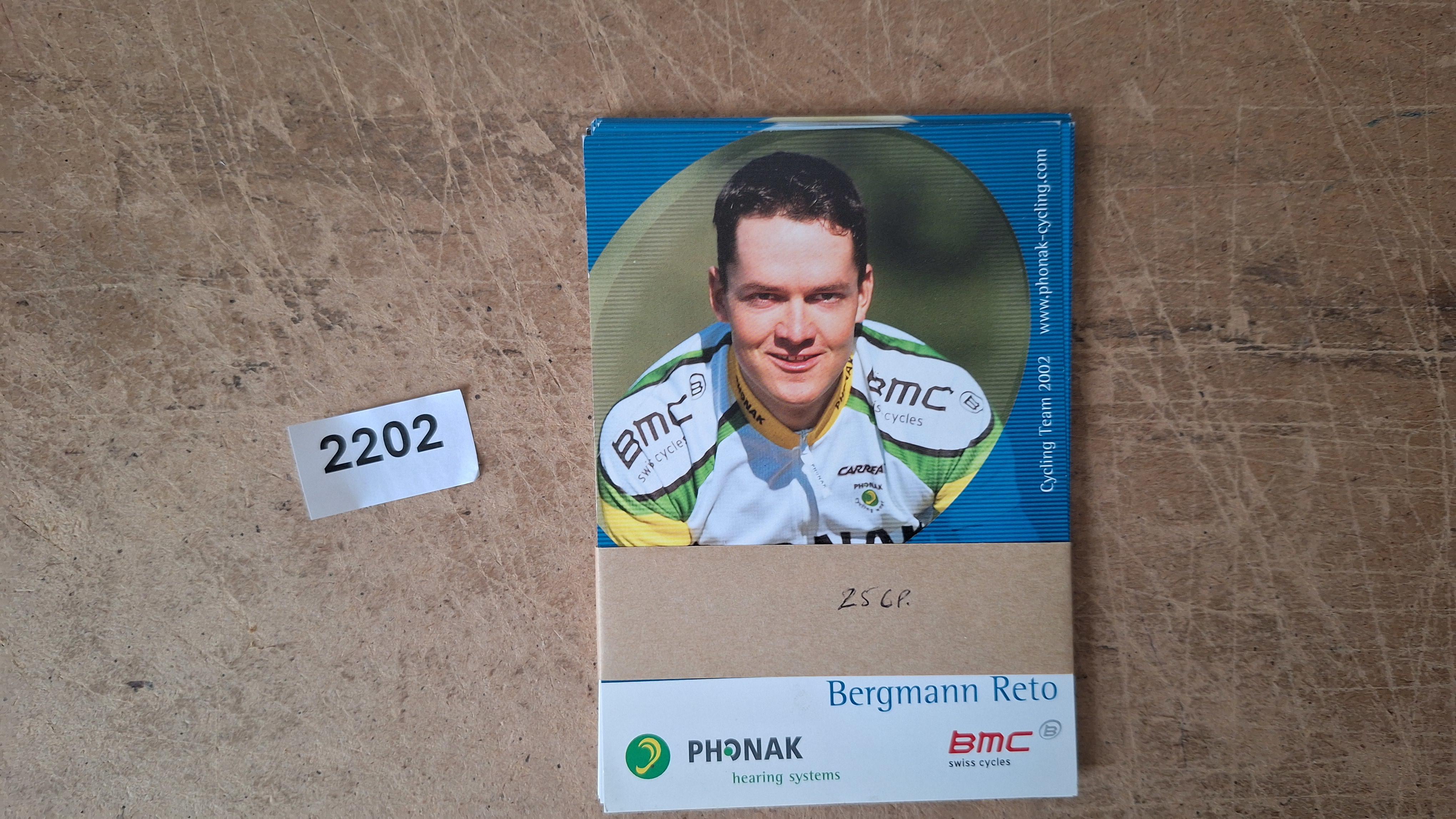 Ploegkaarten Phonak Hearing Systems Team 2002 - Phonak – kavel bij Goeiendeal