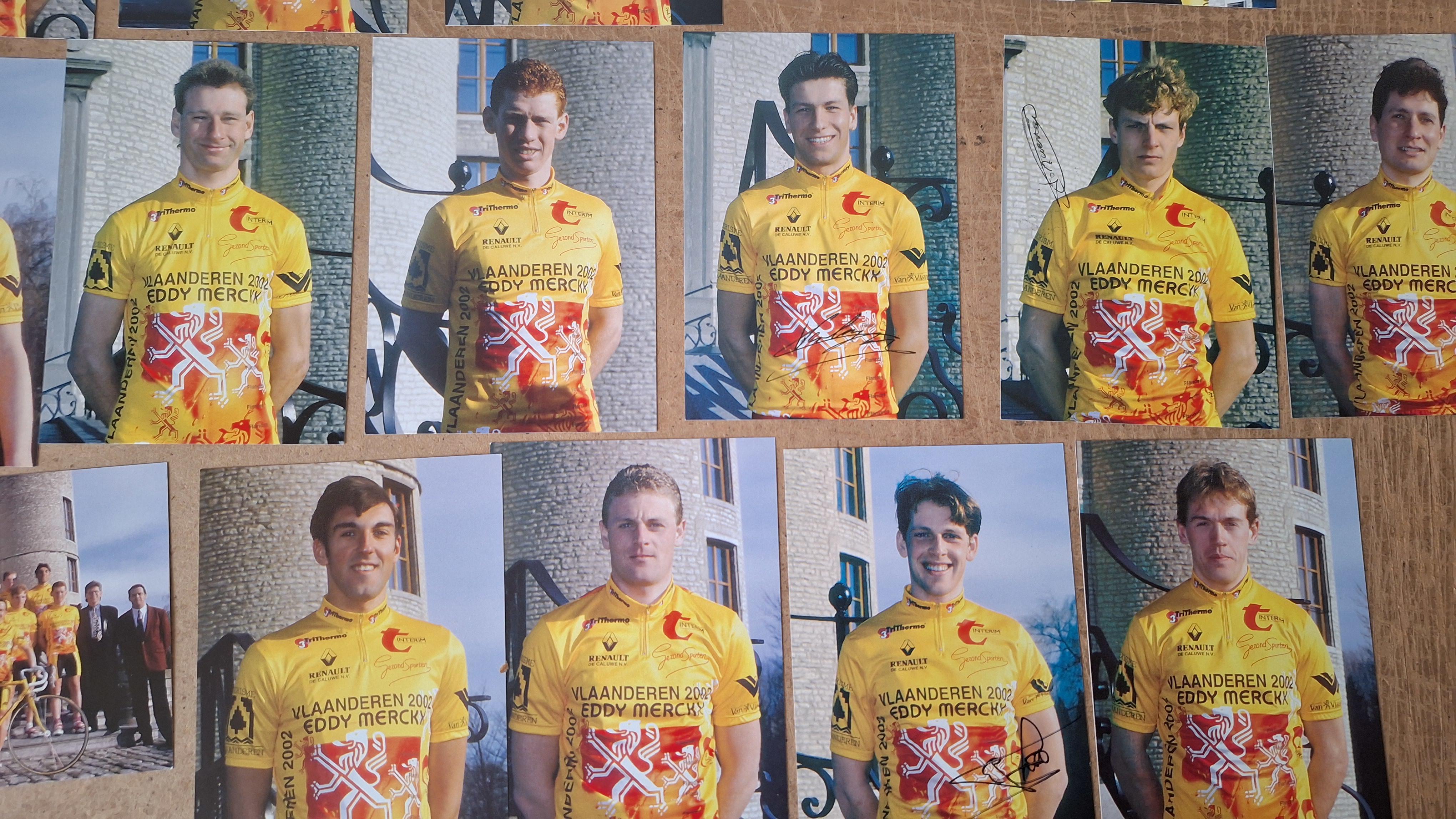 Ploegkaarten Vlaanderen 2002-Eddy Merckx Team 2002 - Vlaanderen 2002 – foto 3 – kavel bij Goeiendeal