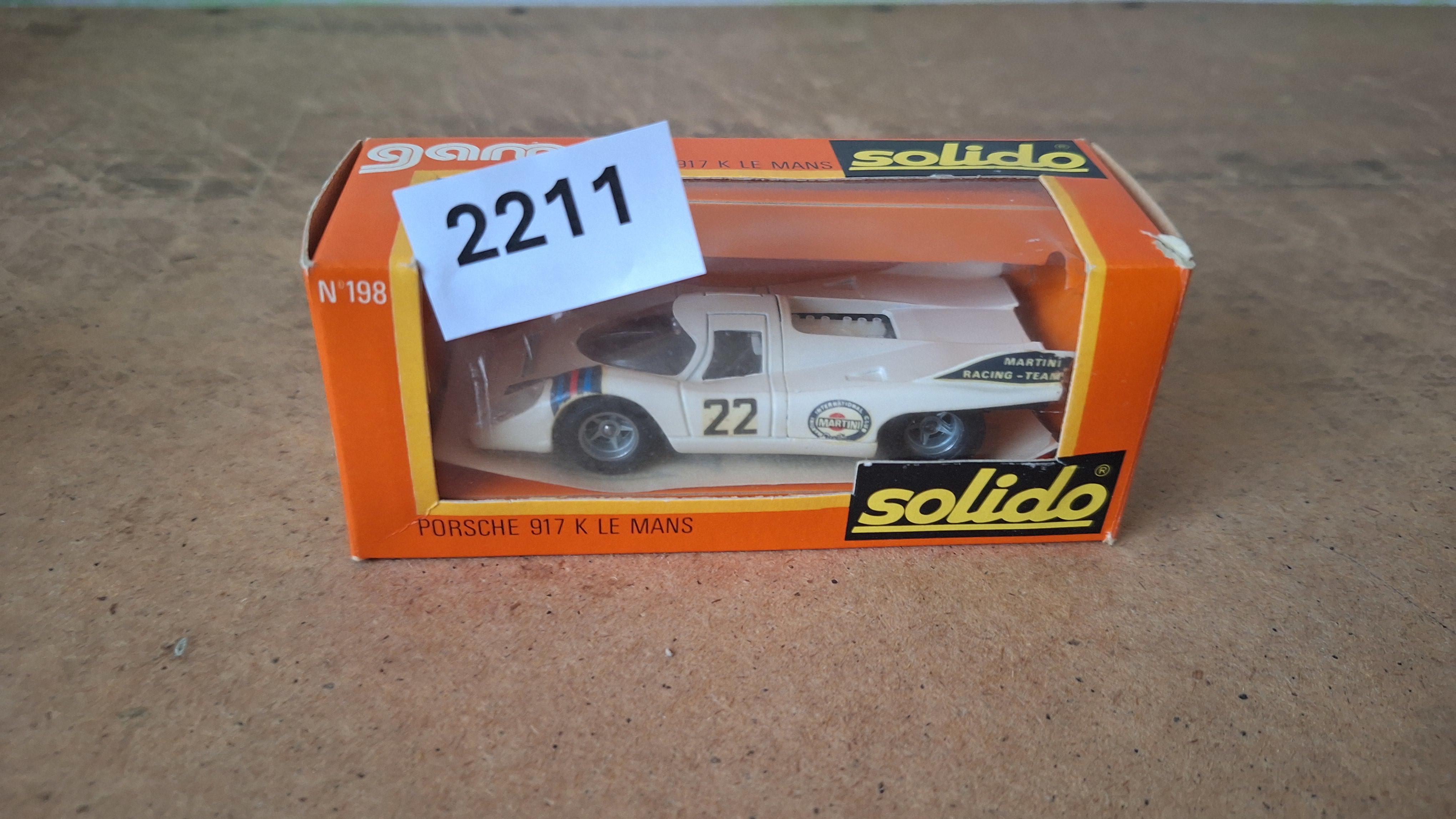 Modelauto Porsche 917 K Le Mans - Solido – kavel bij Goeiendeal