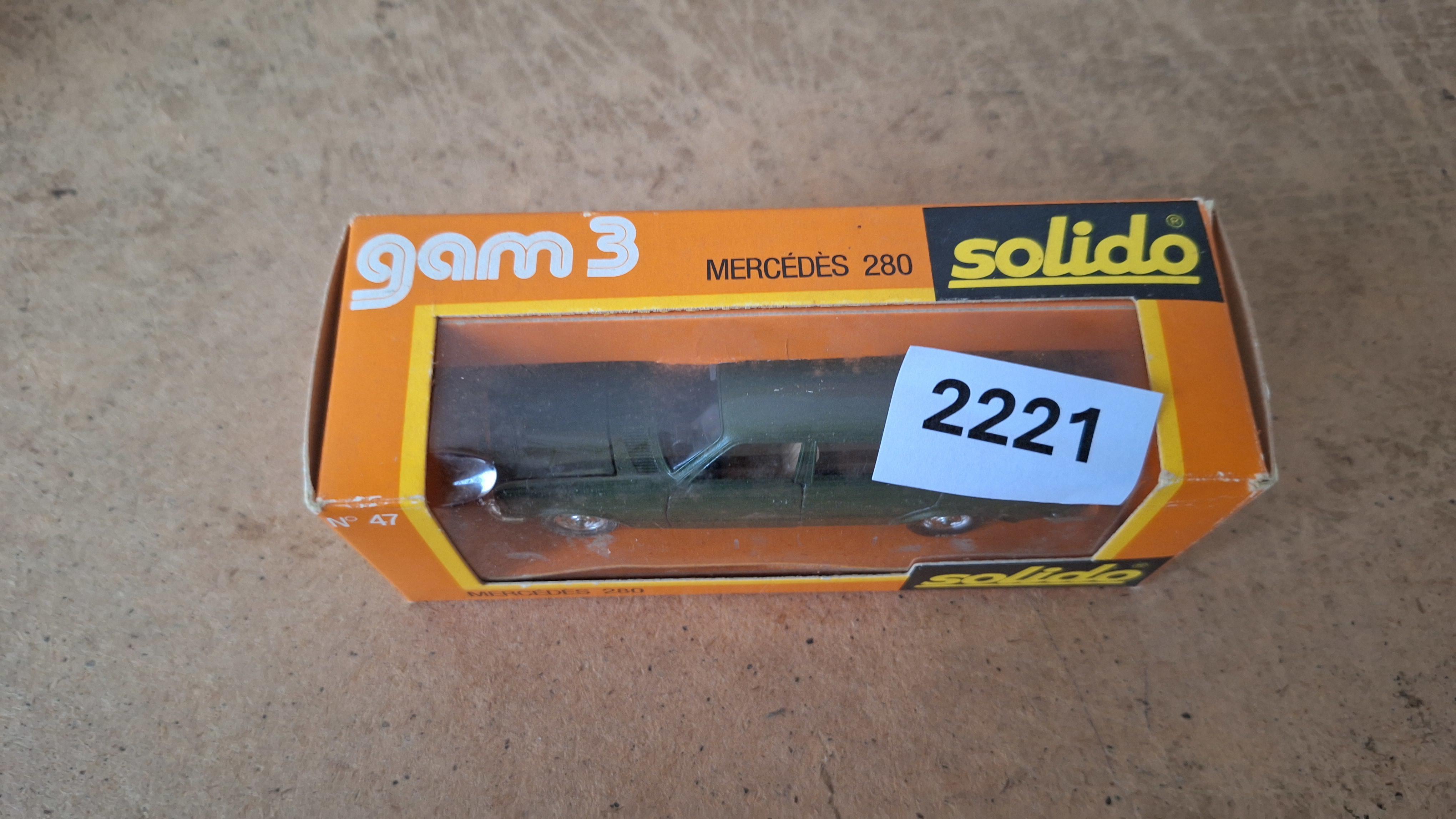 Modelauto Mercedes 280 N° 47 - Solido – foto 2 – kavel bij Goeiendeal