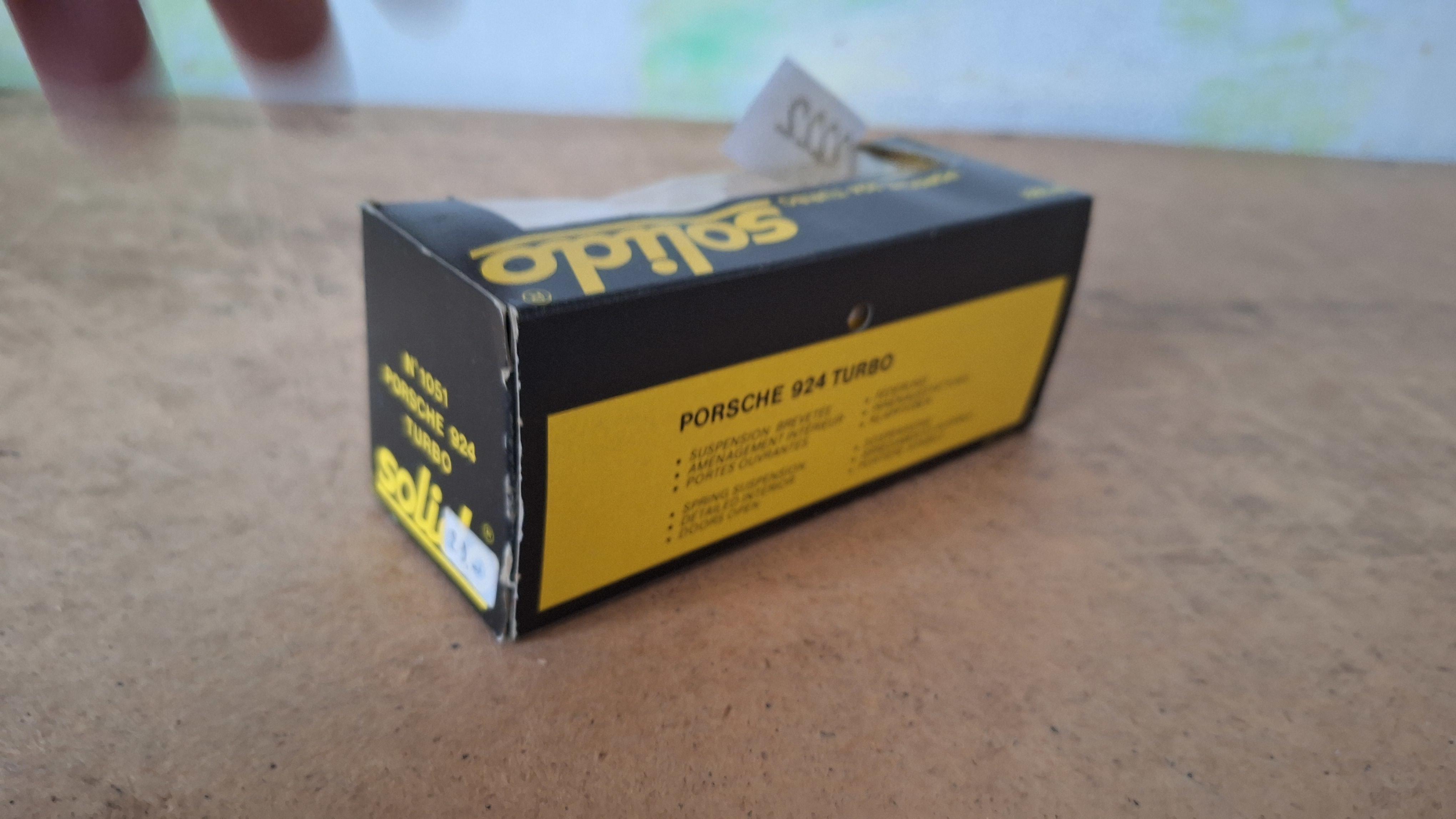 Modelauto Porsche 924 Turbo N° 1051 - Solido – foto 3 – kavel bij Goeiendeal