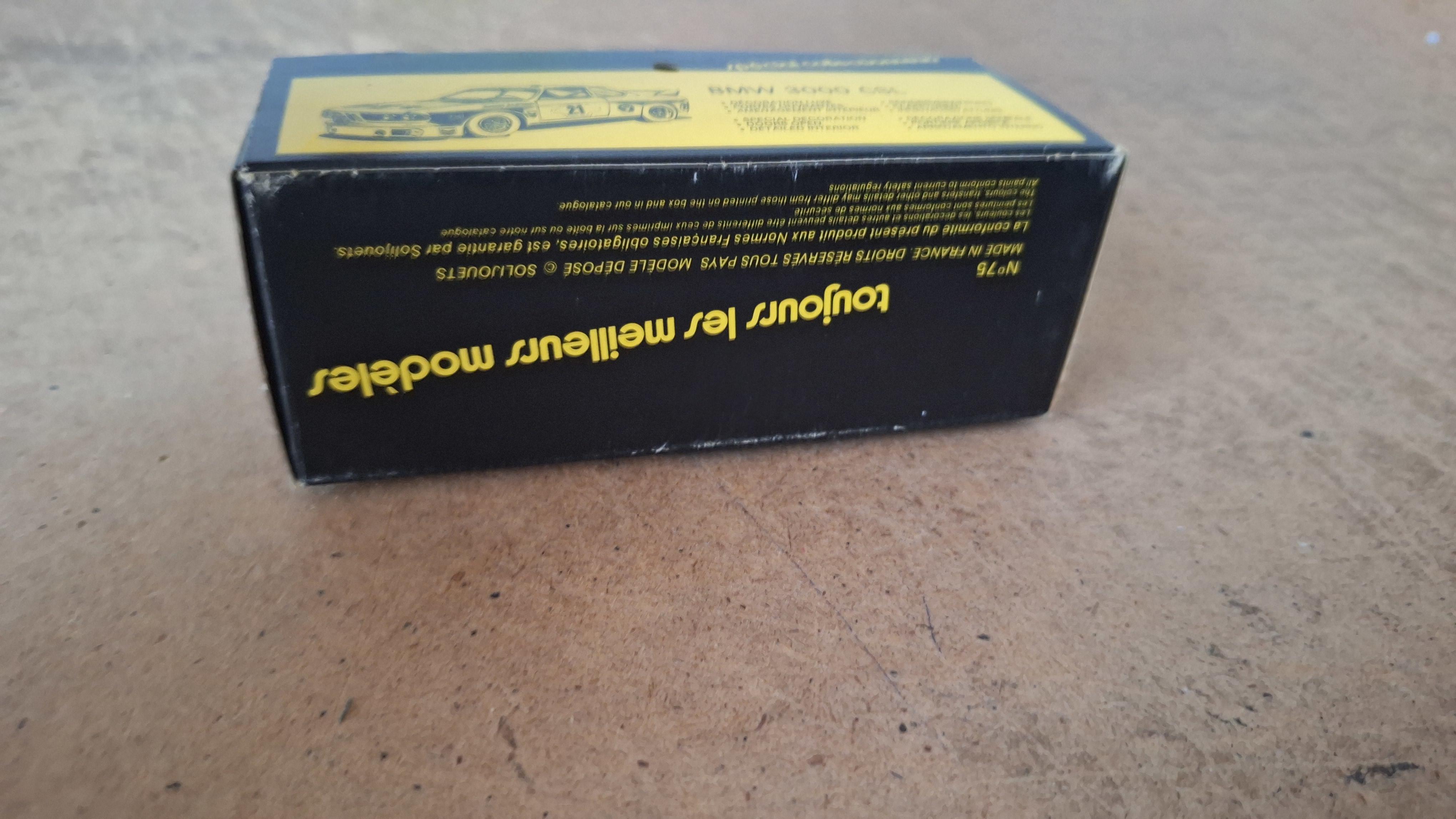 Modelauto BMW 3000 CSL N° 75 - Solido – foto 4 – kavel bij Goeiendeal