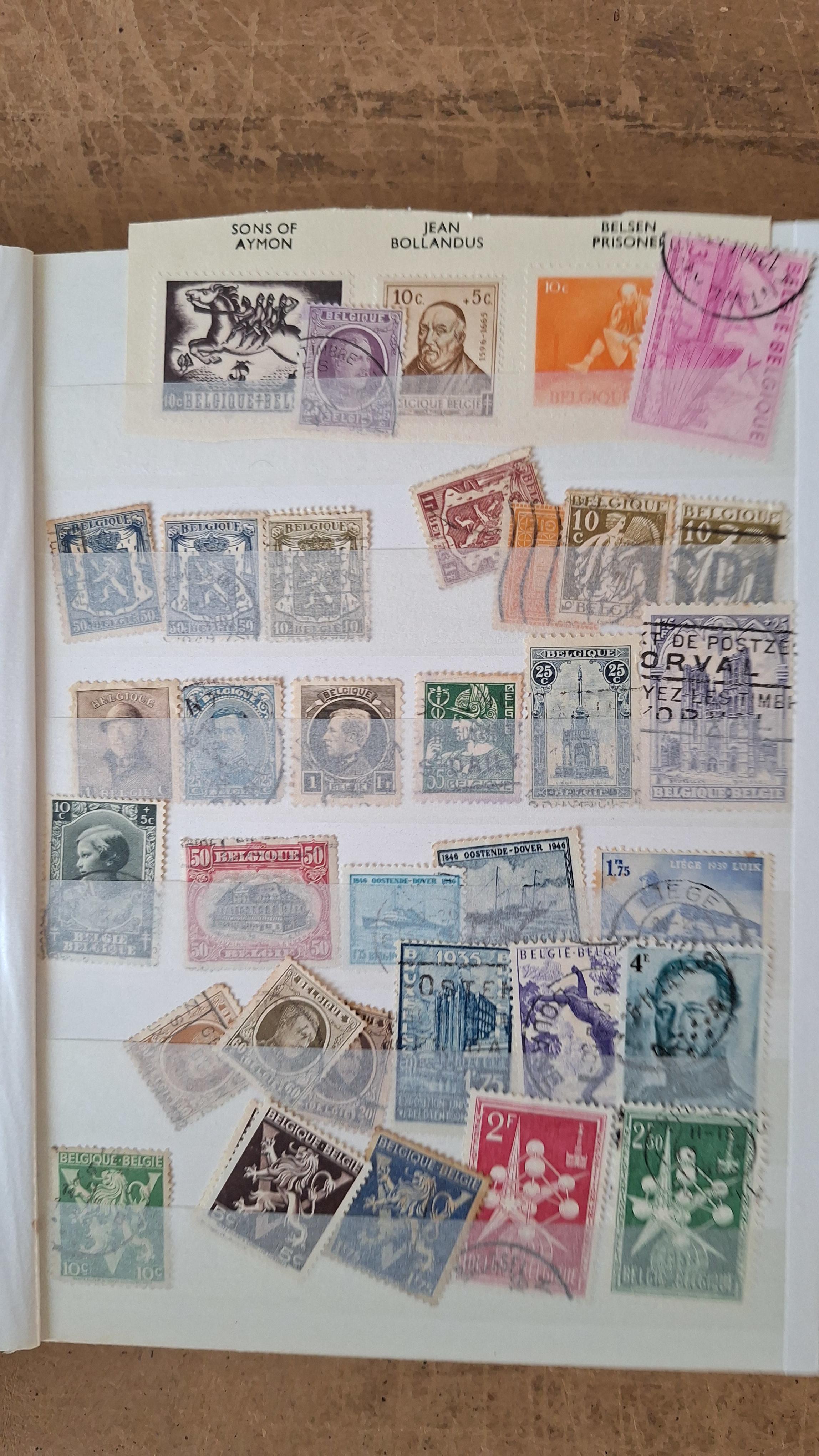 Postzegelalbum gevuld met postzegels van België – foto 2 – kavel bij Goeiendeal