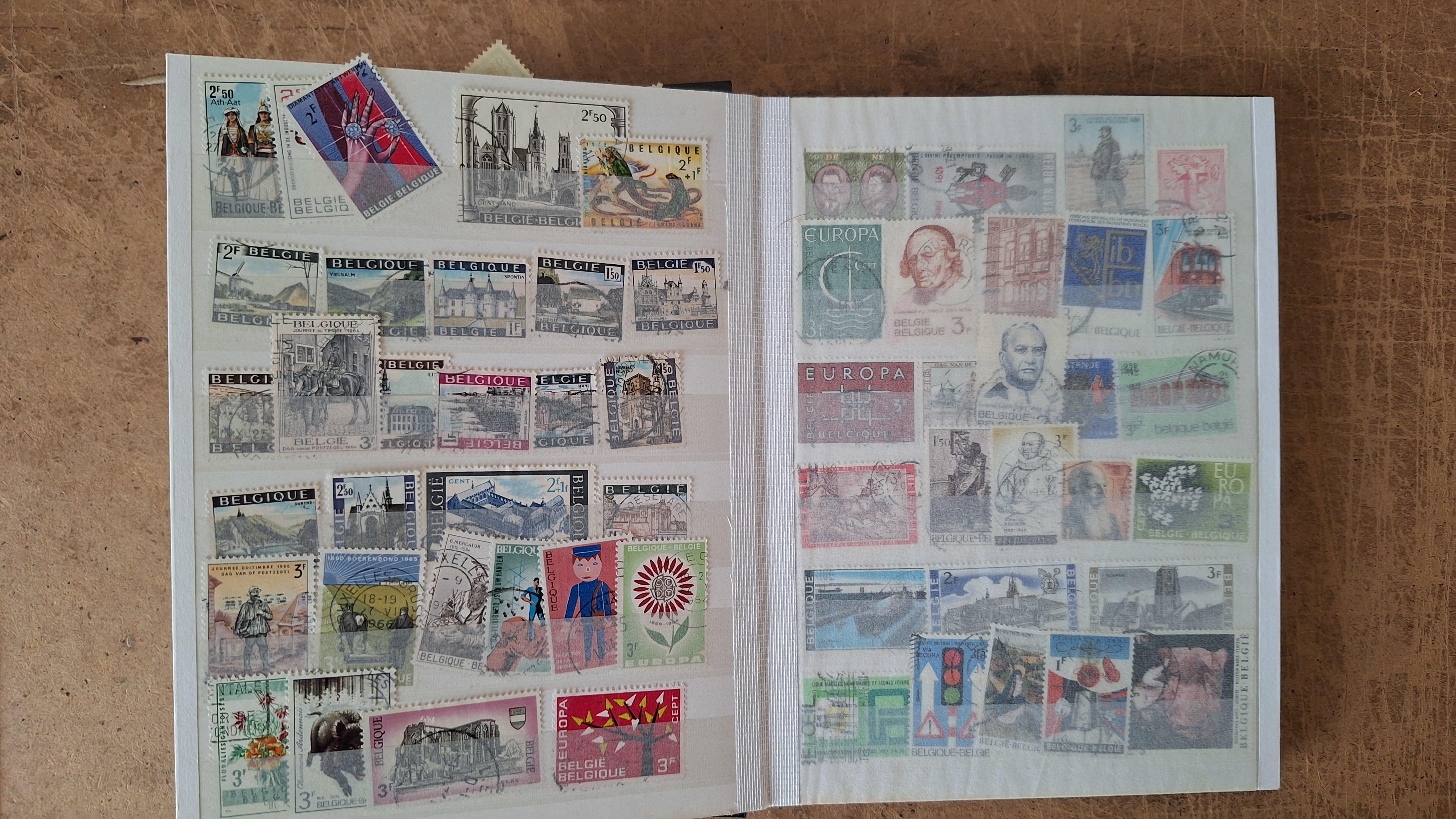 Postzegelalbum gevuld met postzegels van België – foto 4 – kavel bij Goeiendeal