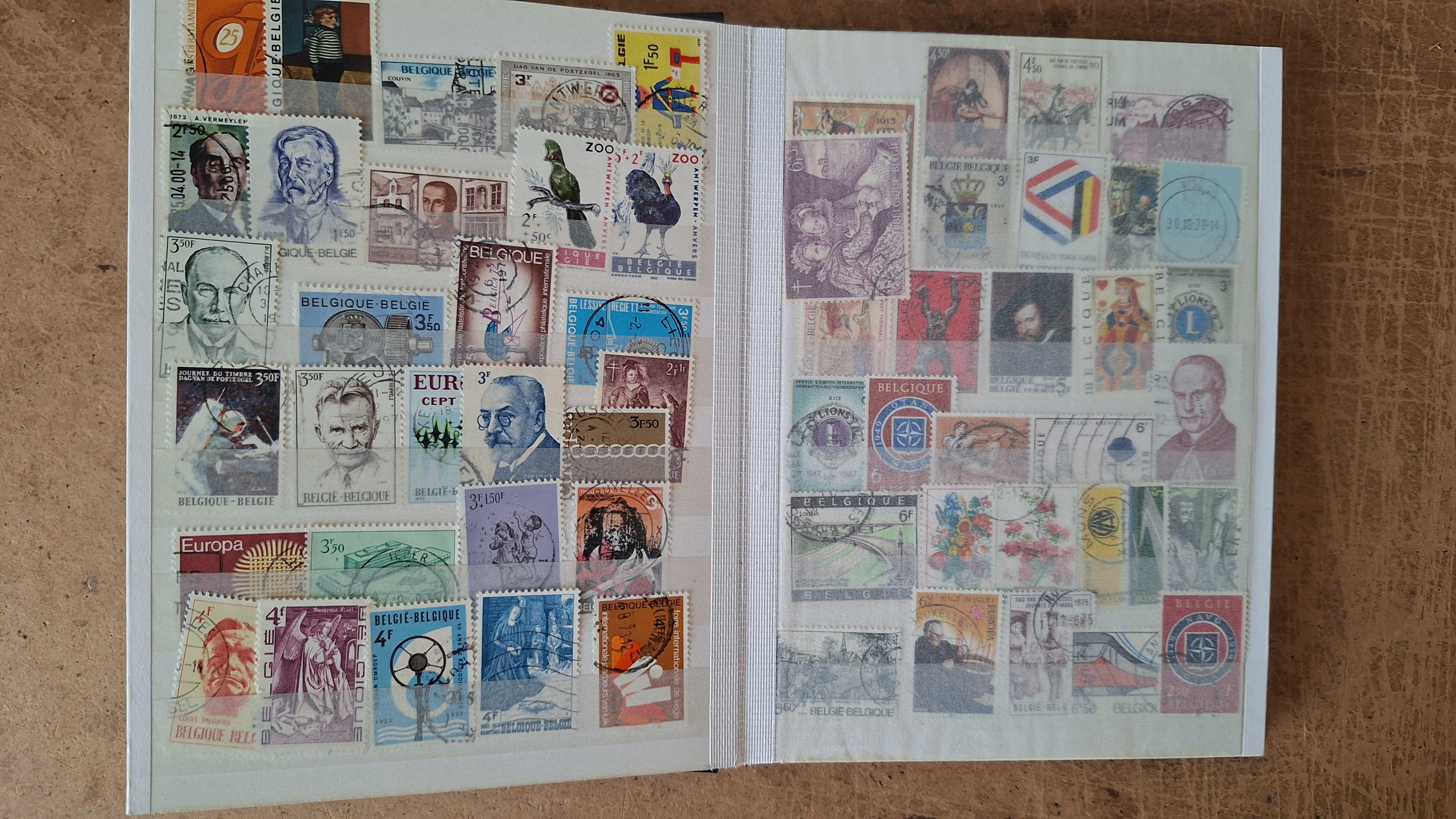 Postzegelalbum gevuld met postzegels van België – foto 5 – kavel bij Goeiendeal