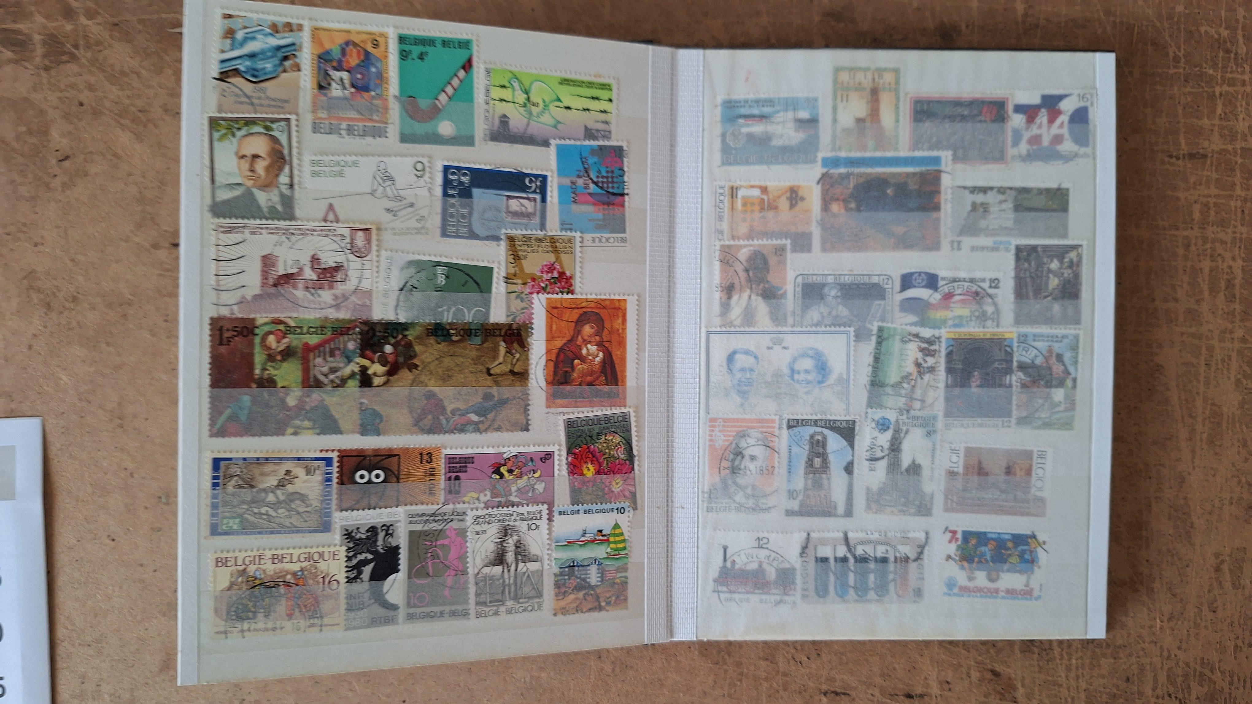 Postzegelalbum gevuld met postzegels van België – foto 6 – kavel bij Goeiendeal