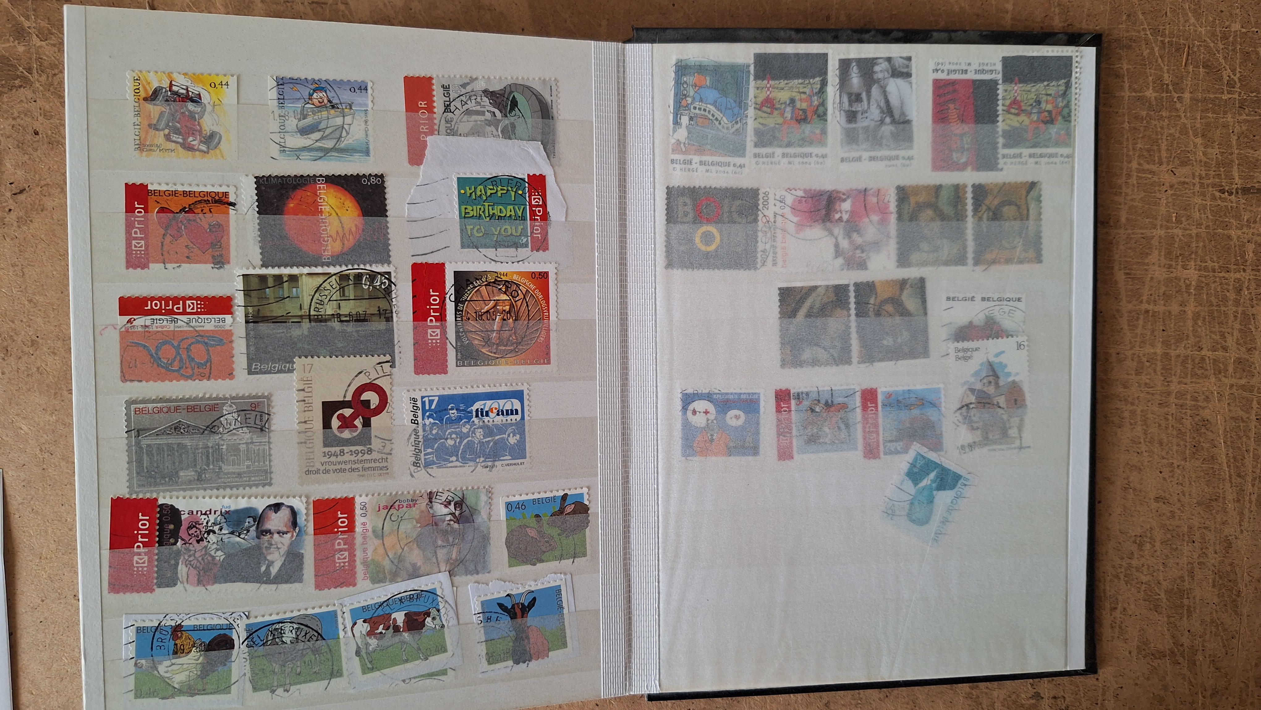 Postzegelalbum gevuld met postzegels van België – foto 8 – kavel bij Goeiendeal