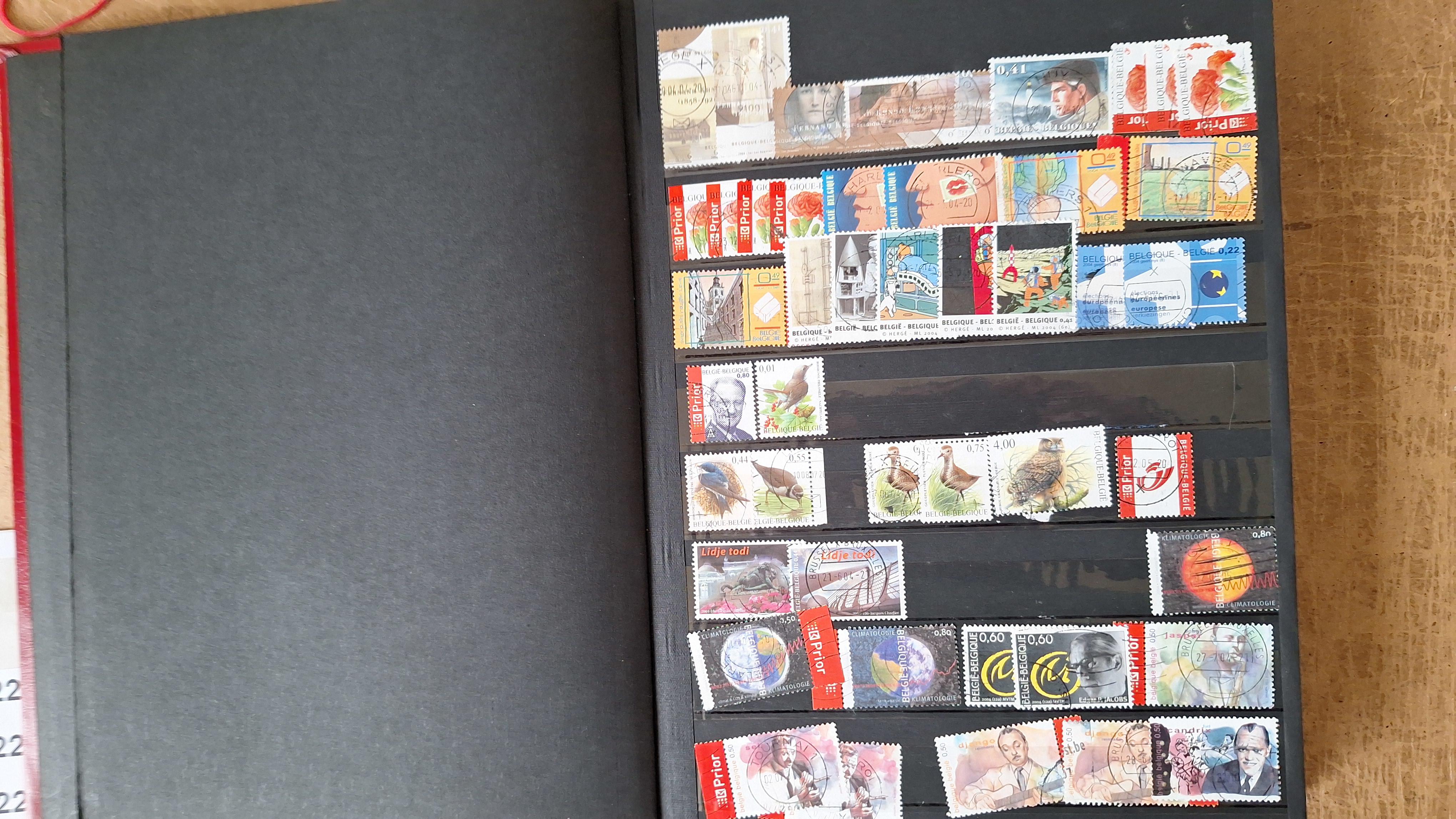 Postzegelalbum gevuld met postzegels van België – foto 2 – kavel bij Goeiendeal