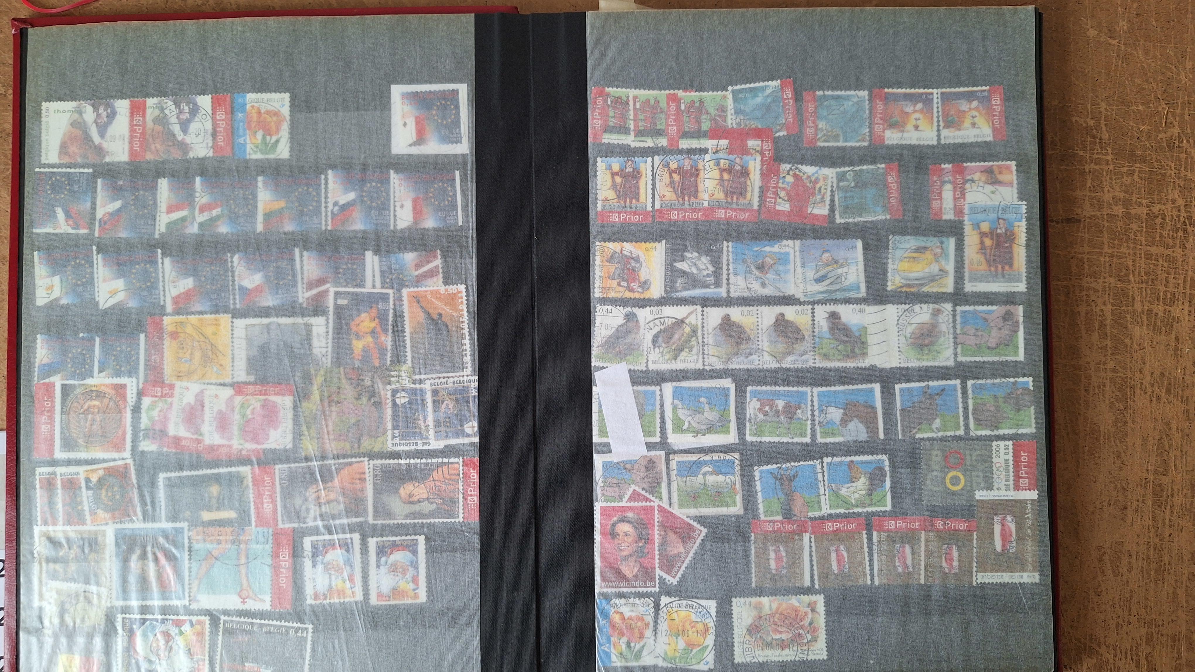 Postzegelalbum gevuld met postzegels van België – foto 3 – kavel bij Goeiendeal