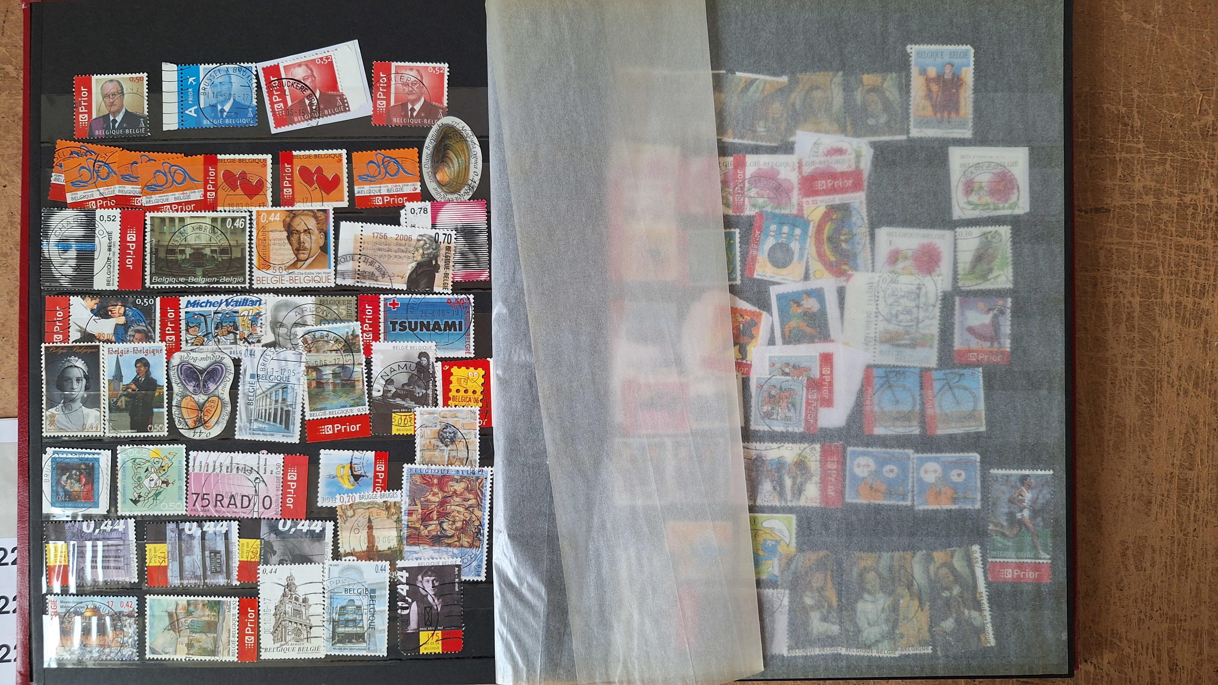 Postzegelalbum gevuld met postzegels van België – foto 4 – kavel bij Goeiendeal