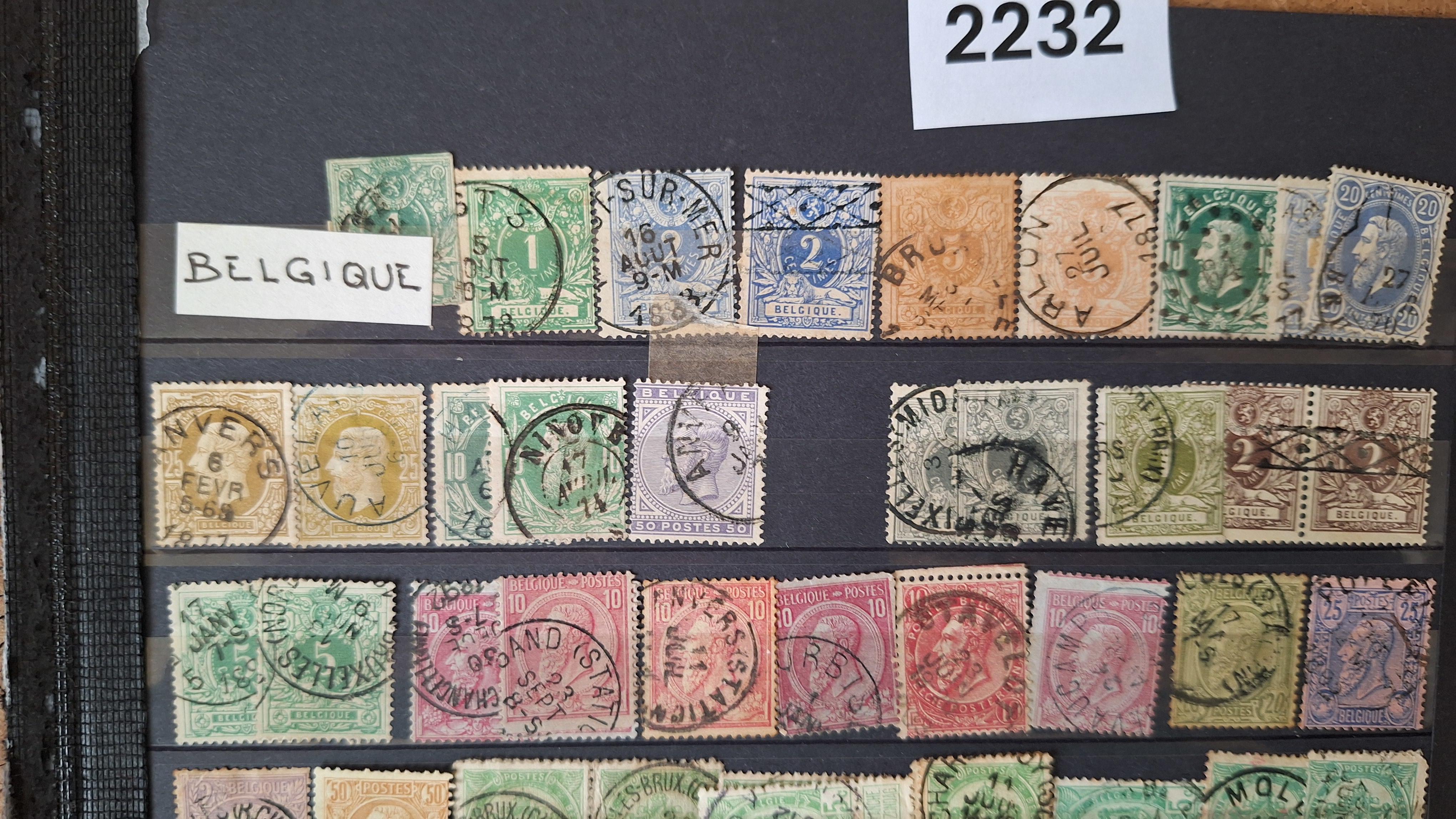 Verzameling klassieke, voornamelijk gestempelde postzegels uit België – foto 2 – kavel bij Goeiendeal