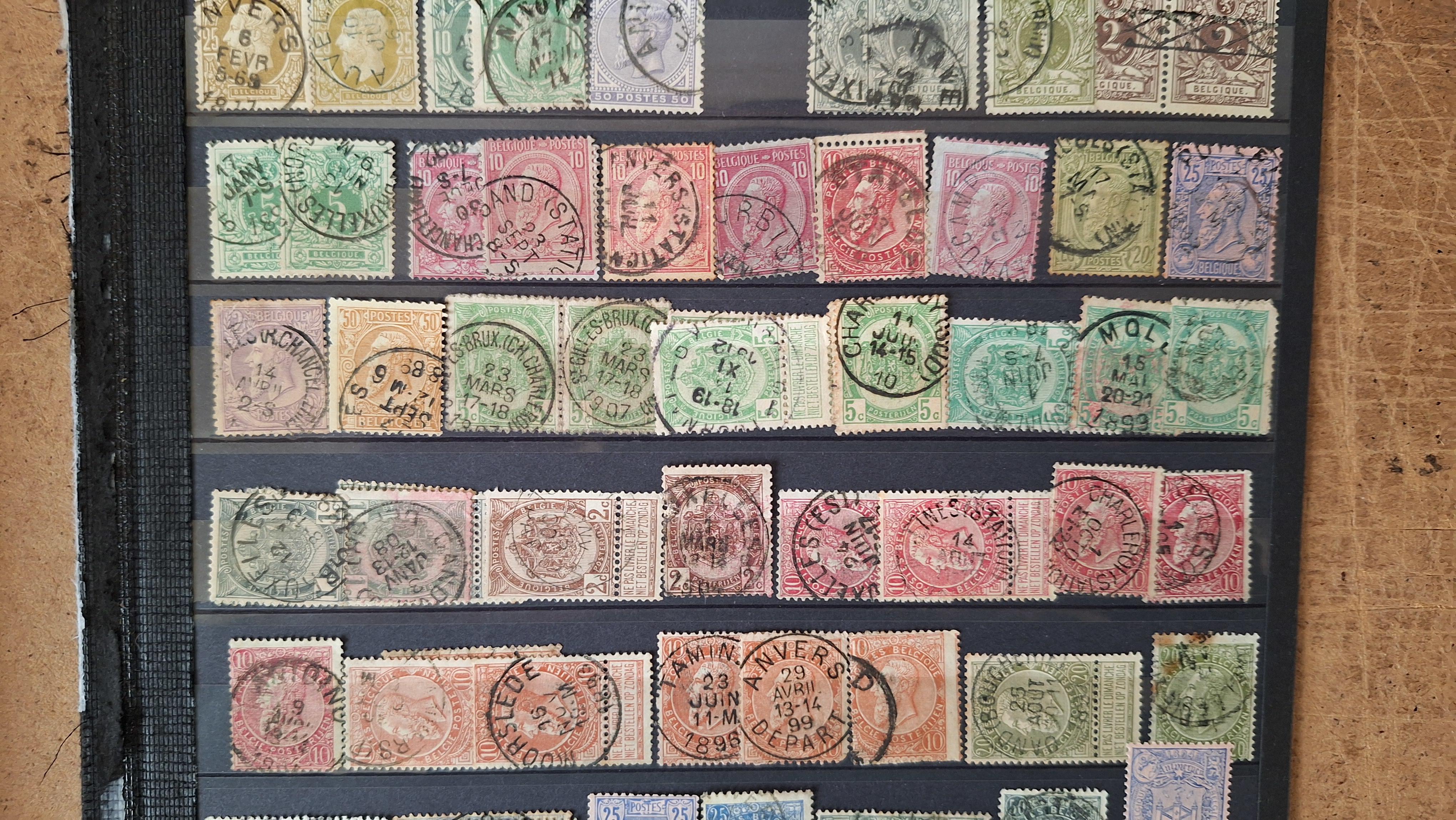 Verzameling klassieke, voornamelijk gestempelde postzegels uit België – foto 3 – kavel bij Goeiendeal