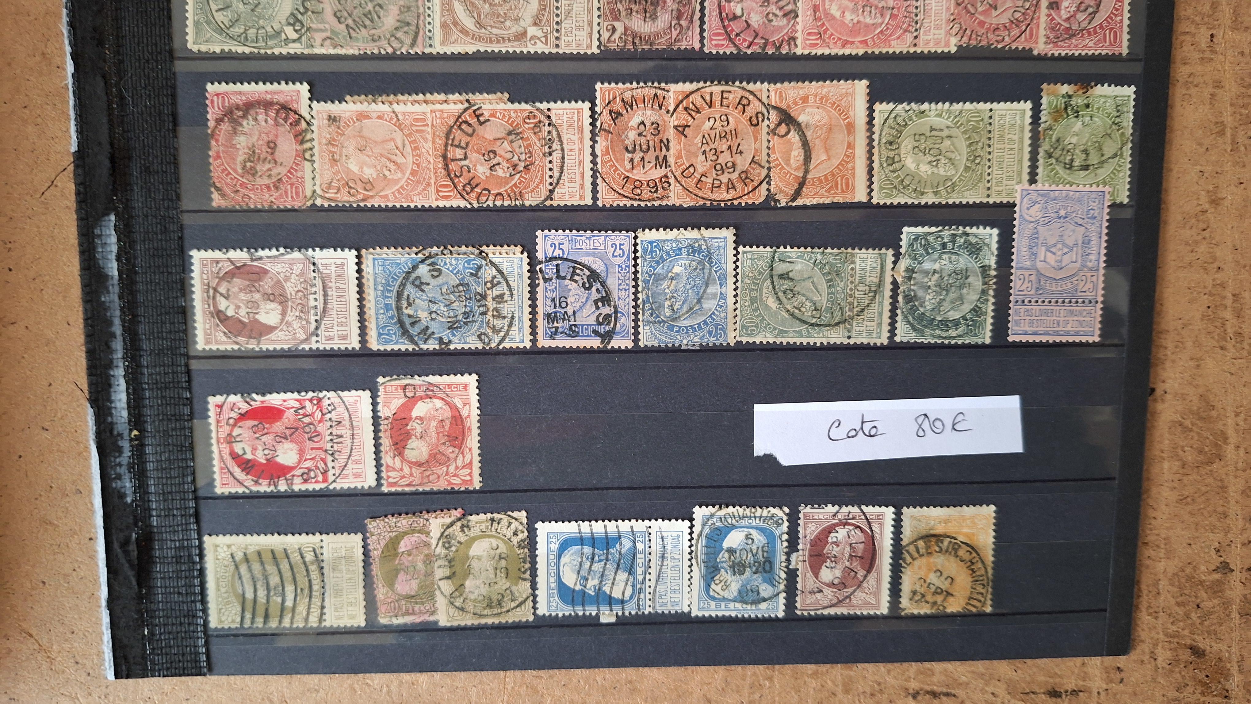 Verzameling klassieke, voornamelijk gestempelde postzegels uit België – foto 4 – kavel bij Goeiendeal