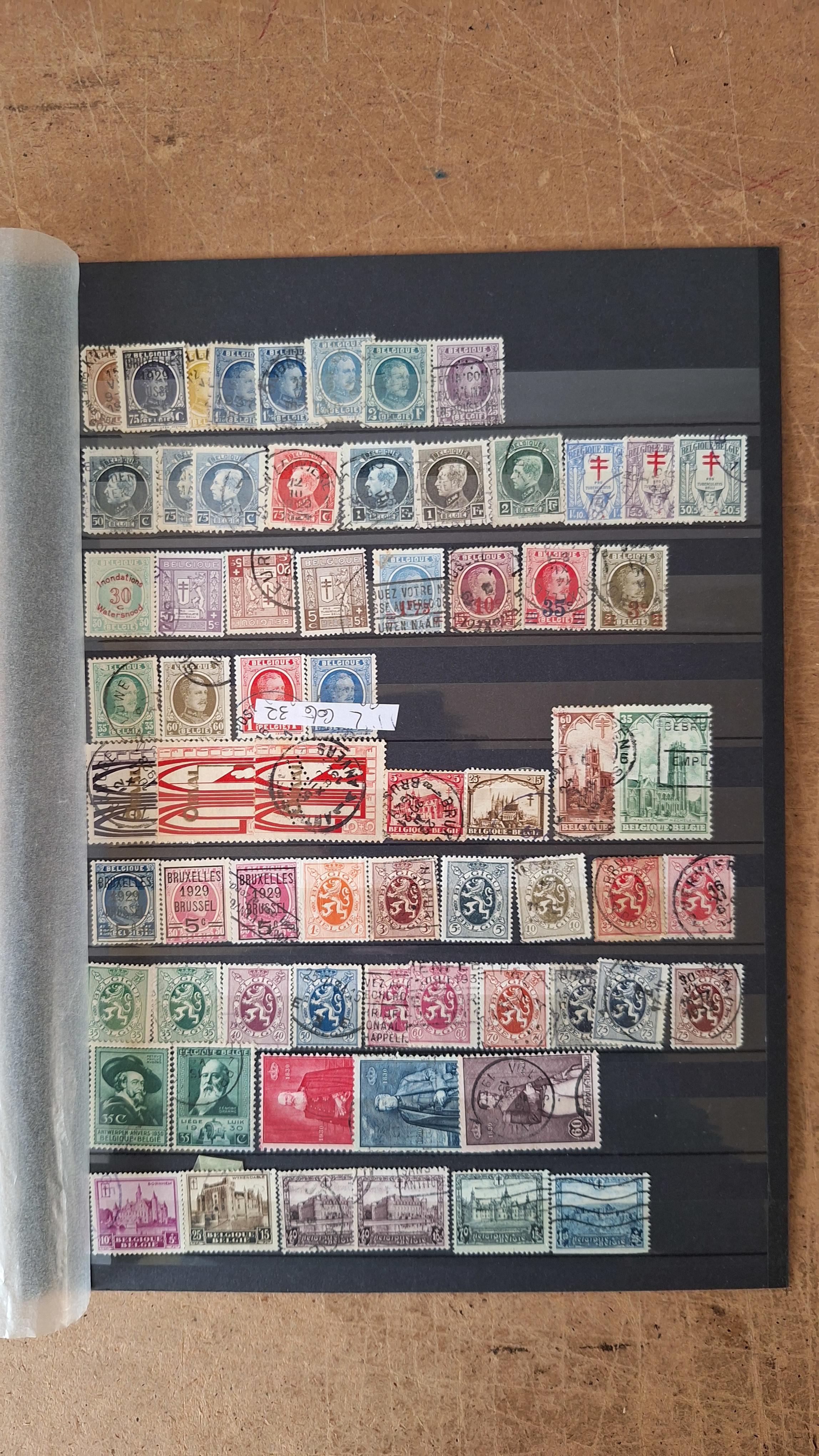 Verzameling diverse historische postzegels uit België – foto 5 – kavel bij Goeiendeal