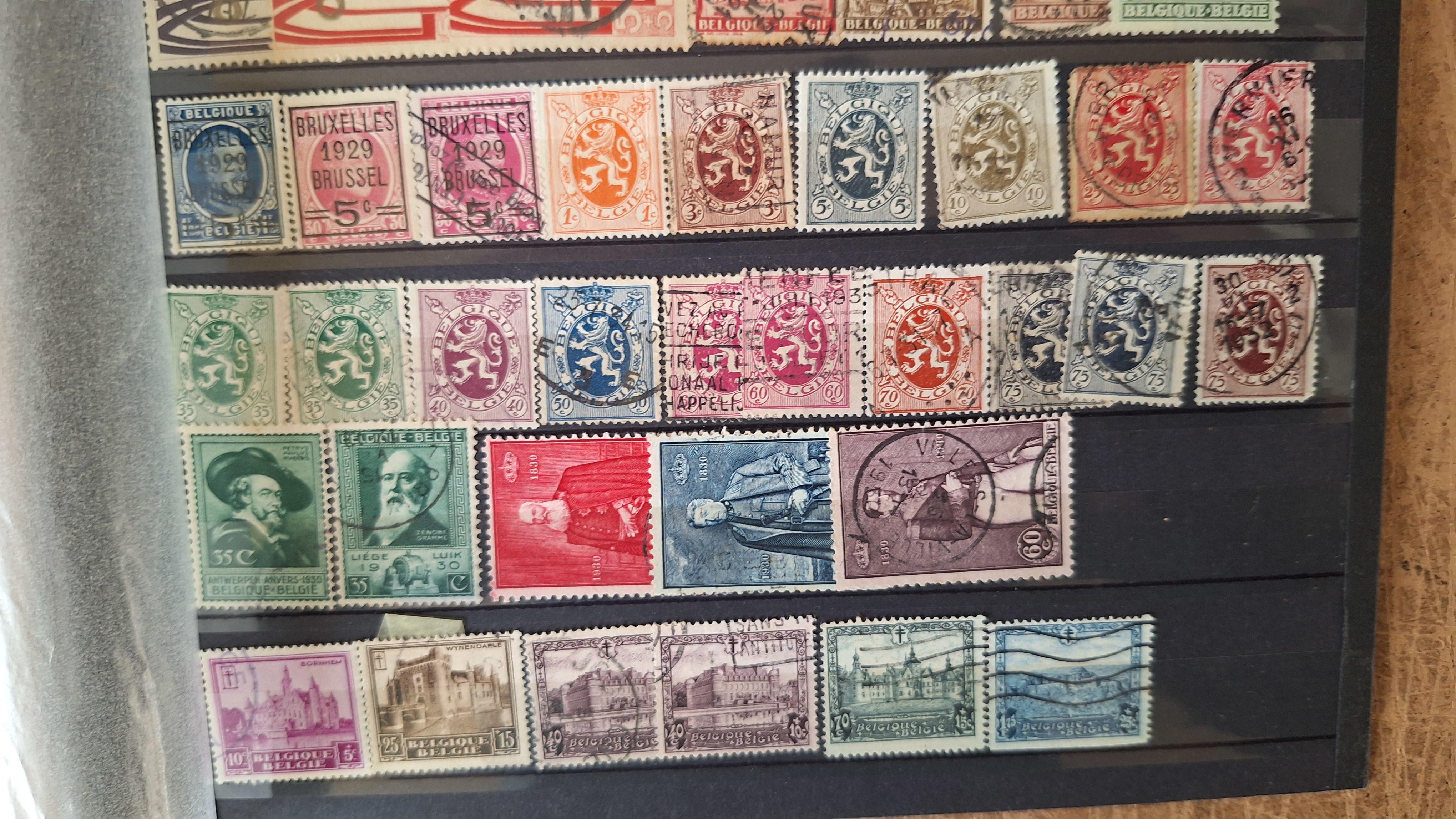 Verzameling diverse historische postzegels uit België – foto 9 – kavel bij Goeiendeal