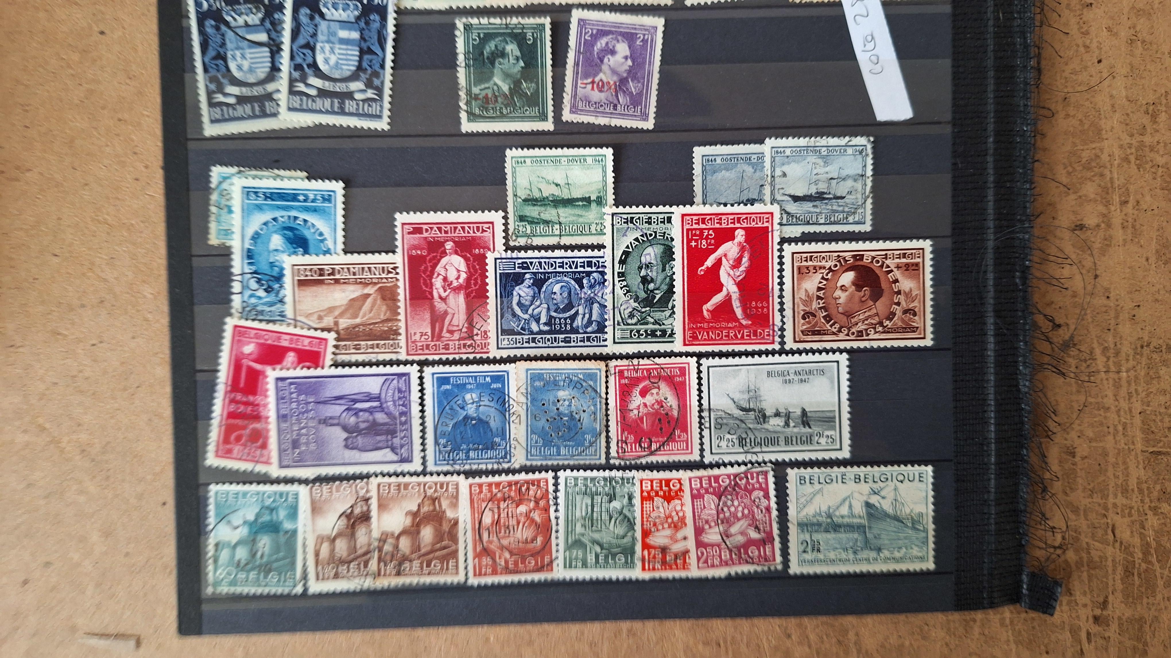Verzameling historische postzegels uit België, inclusief een thematisch postzegelvel – foto 7 – kavel bij Goeiendeal
