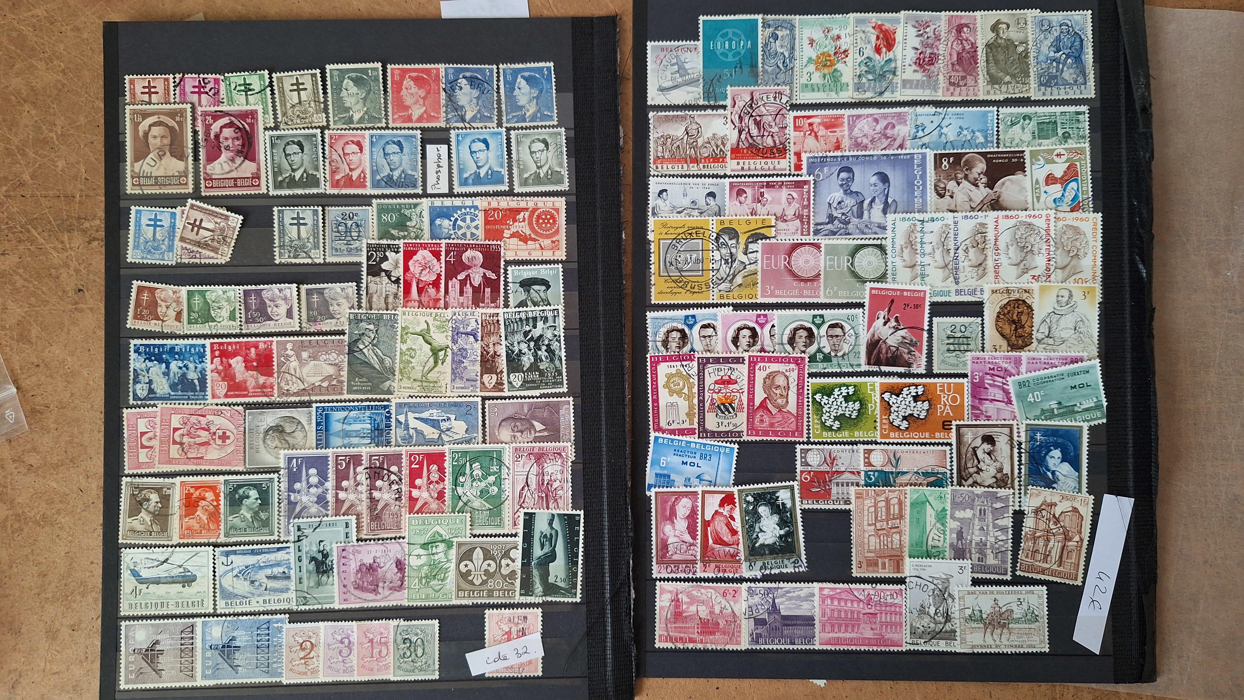 Verzameling uiteenlopende historische postzegels uit België – foto 2 – kavel bij Goeiendeal