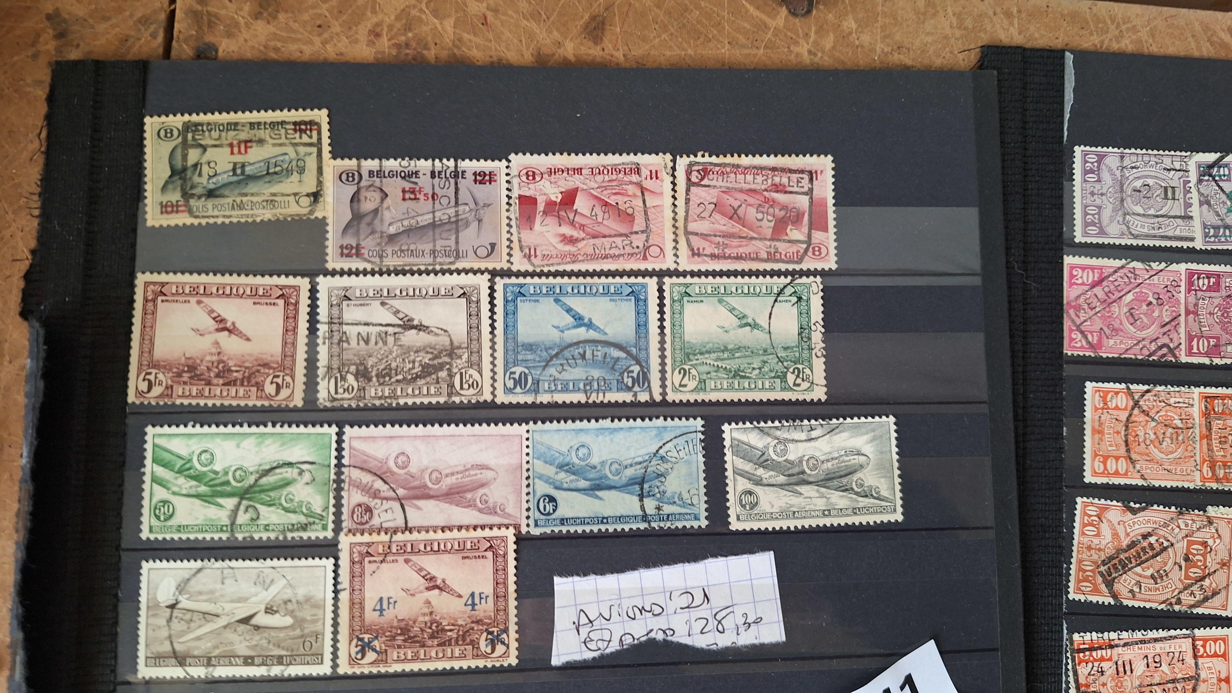Verzameling historische postzegels uit België, overzichtelijk gesorteerd over meerdere bladen – foto 2 – kavel bij Goeiendeal
