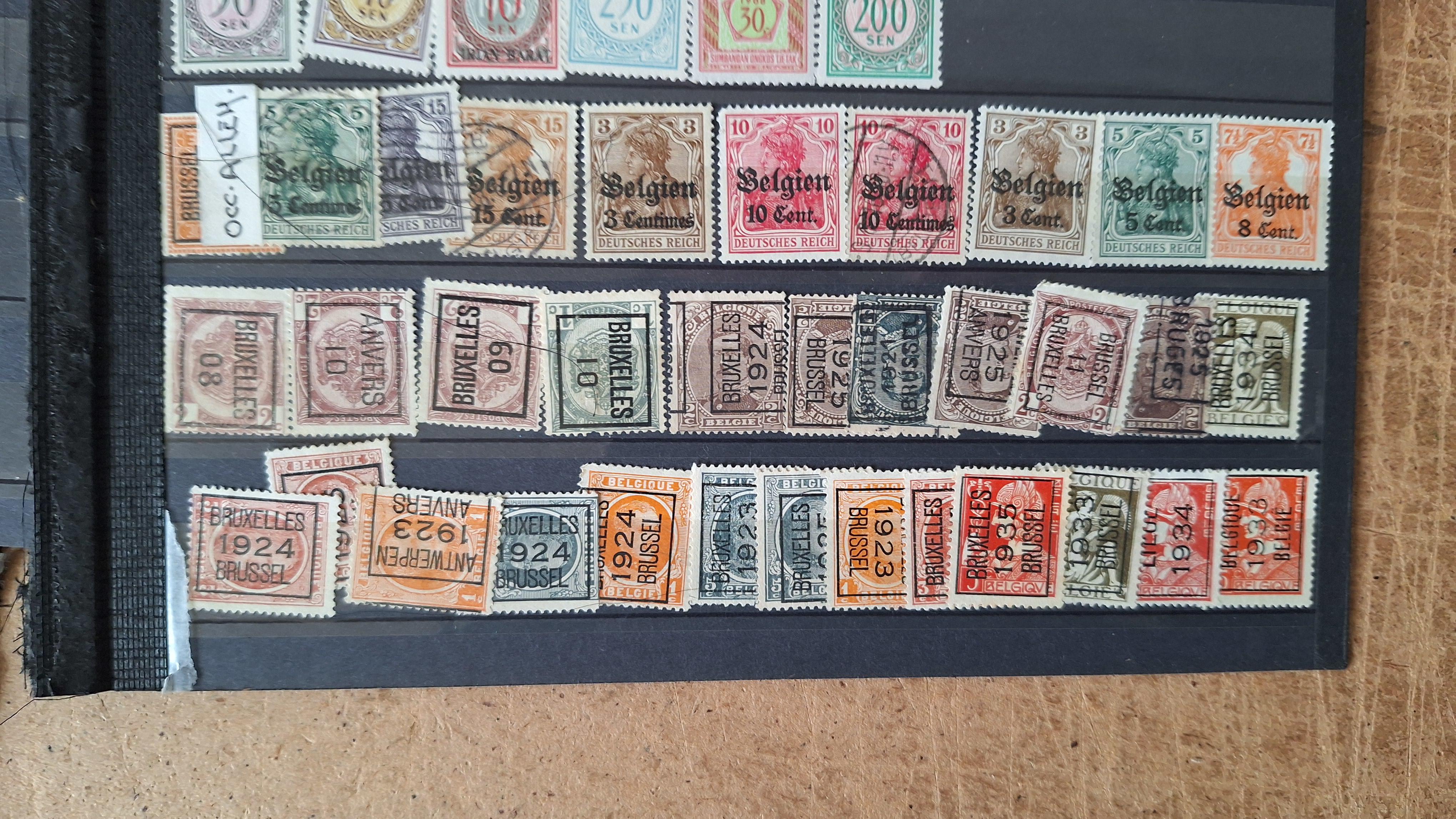 Verzameling historische postzegels uit België, overzichtelijk gesorteerd over meerdere bladen – foto 6 – kavel bij Goeiendeal