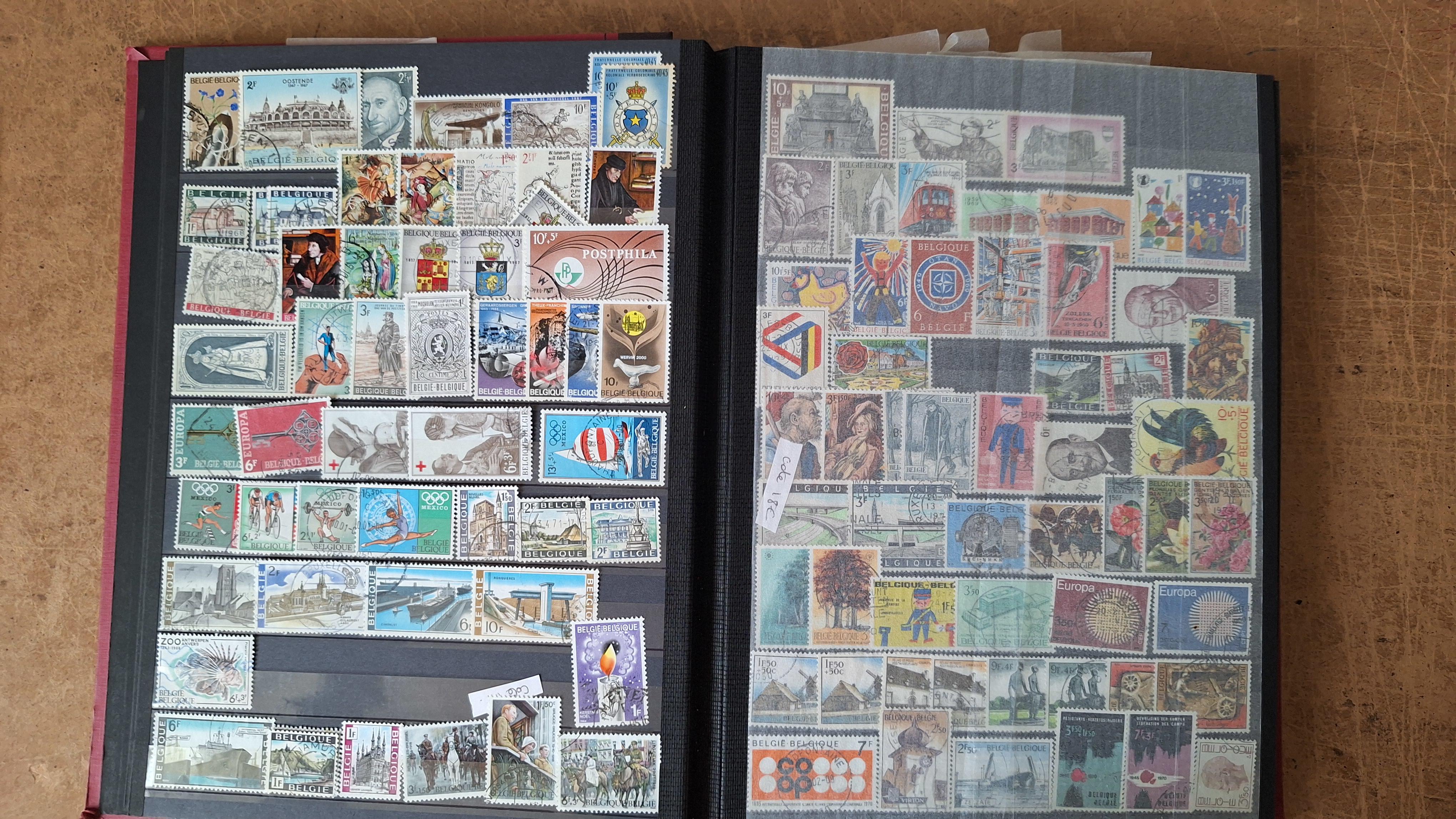 Postzegelalbum gevuld met postzegels van België – foto 4 – kavel bij Goeiendeal