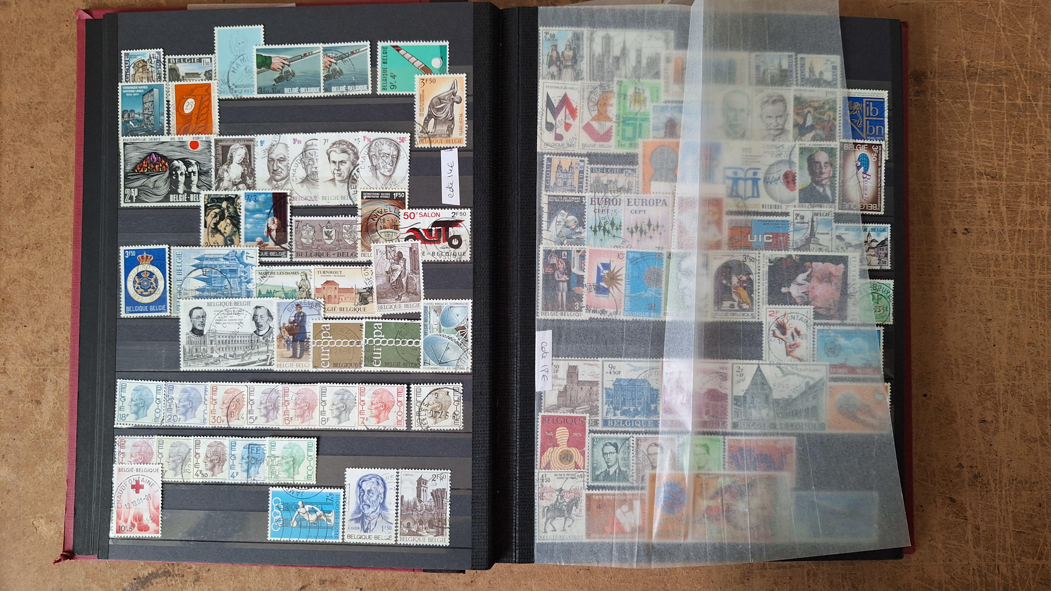 Postzegelalbum gevuld met postzegels van België – foto 5 – kavel bij Goeiendeal