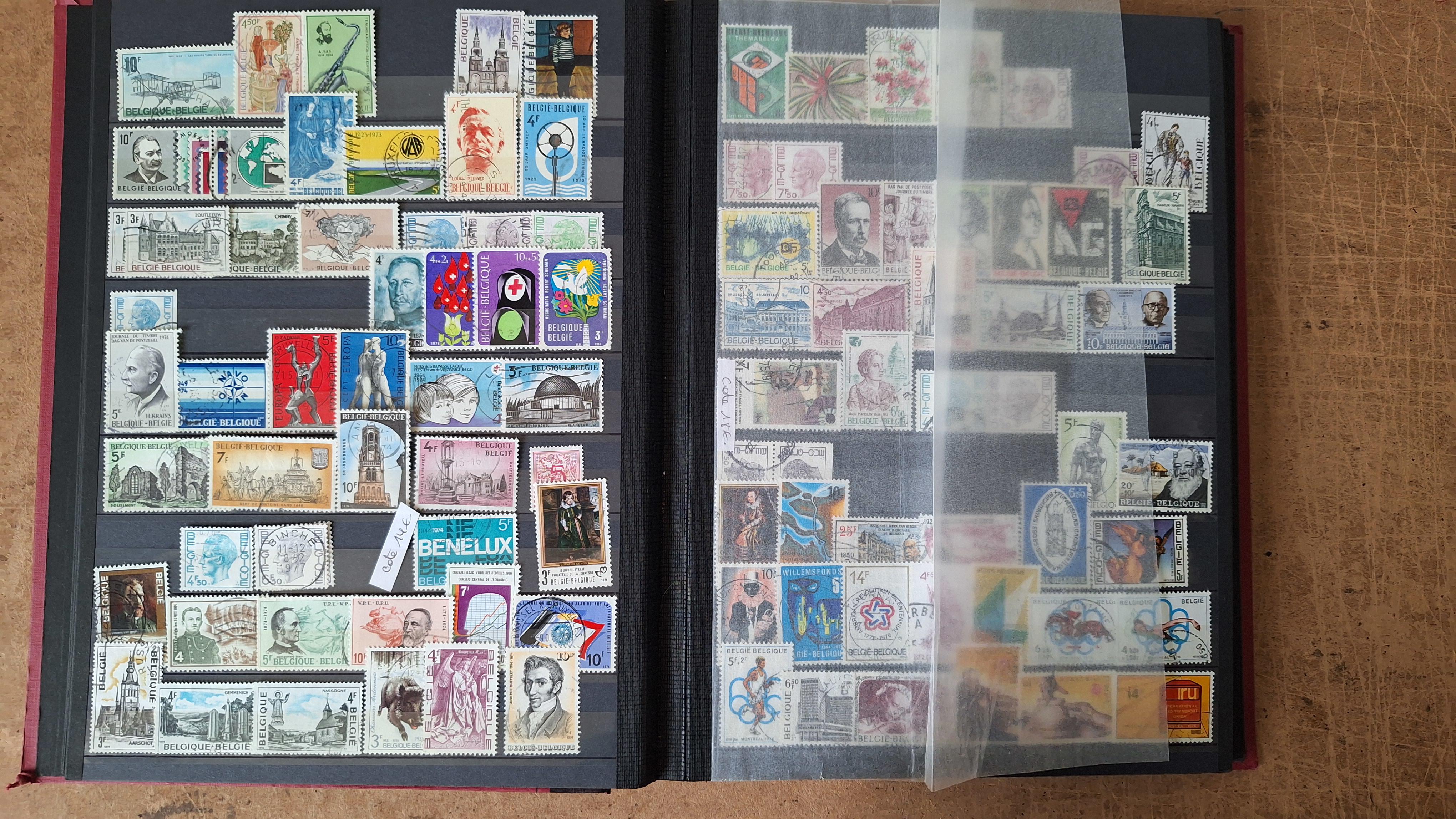 Postzegelalbum gevuld met postzegels van België – foto 6 – kavel bij Goeiendeal