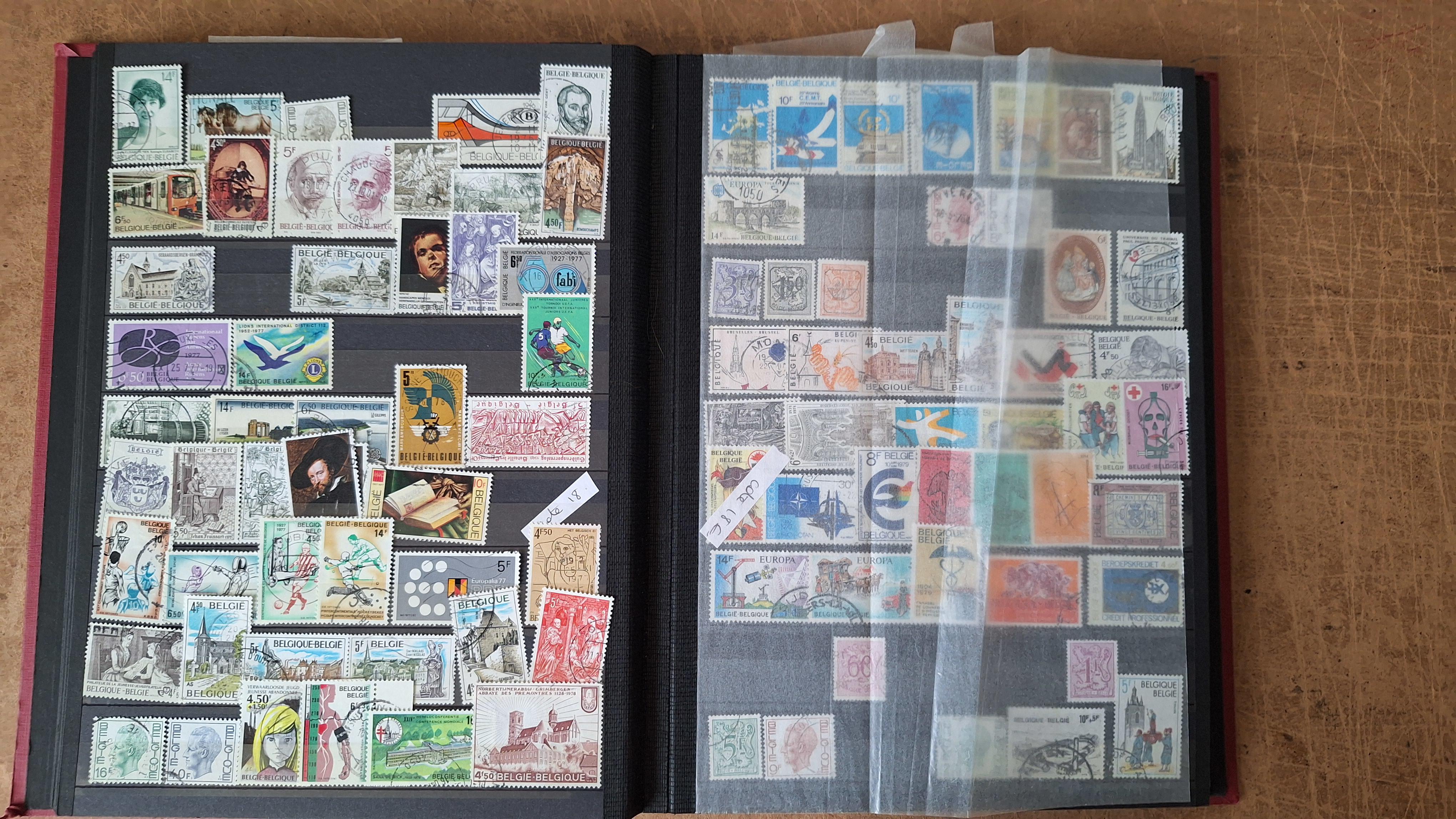 Postzegelalbum gevuld met postzegels van België – foto 7 – kavel bij Goeiendeal