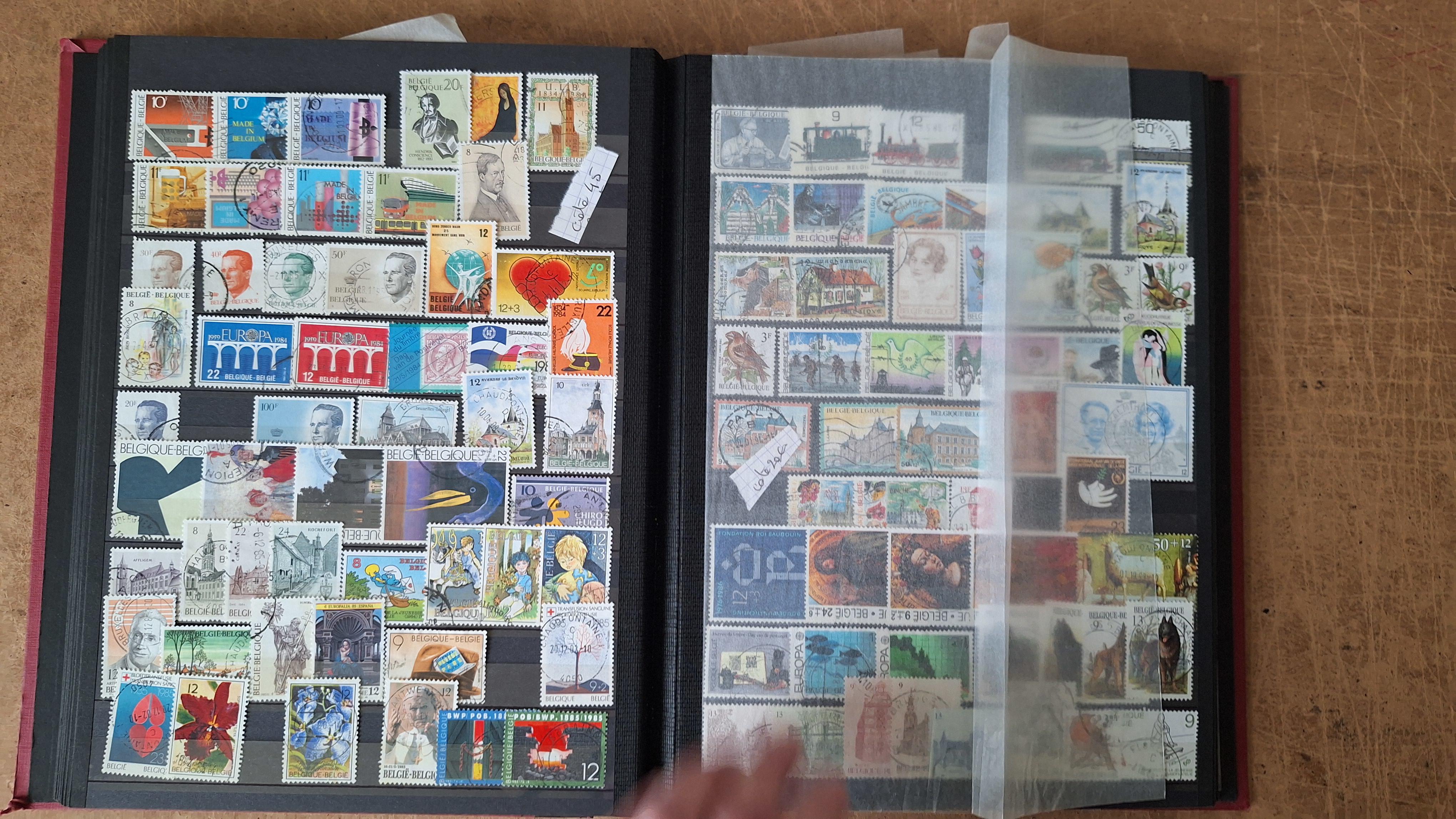 Postzegelalbum gevuld met postzegels van België – foto 8 – kavel bij Goeiendeal