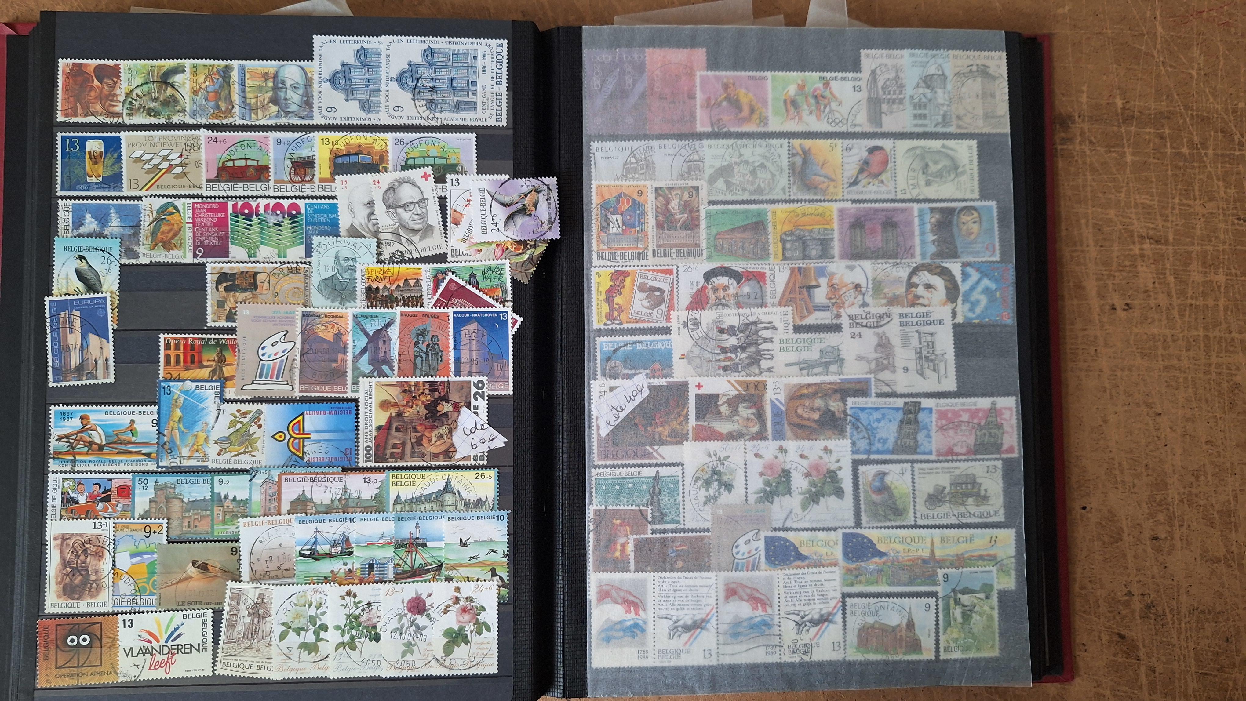 Postzegelalbum gevuld met postzegels van België – foto 9 – kavel bij Goeiendeal