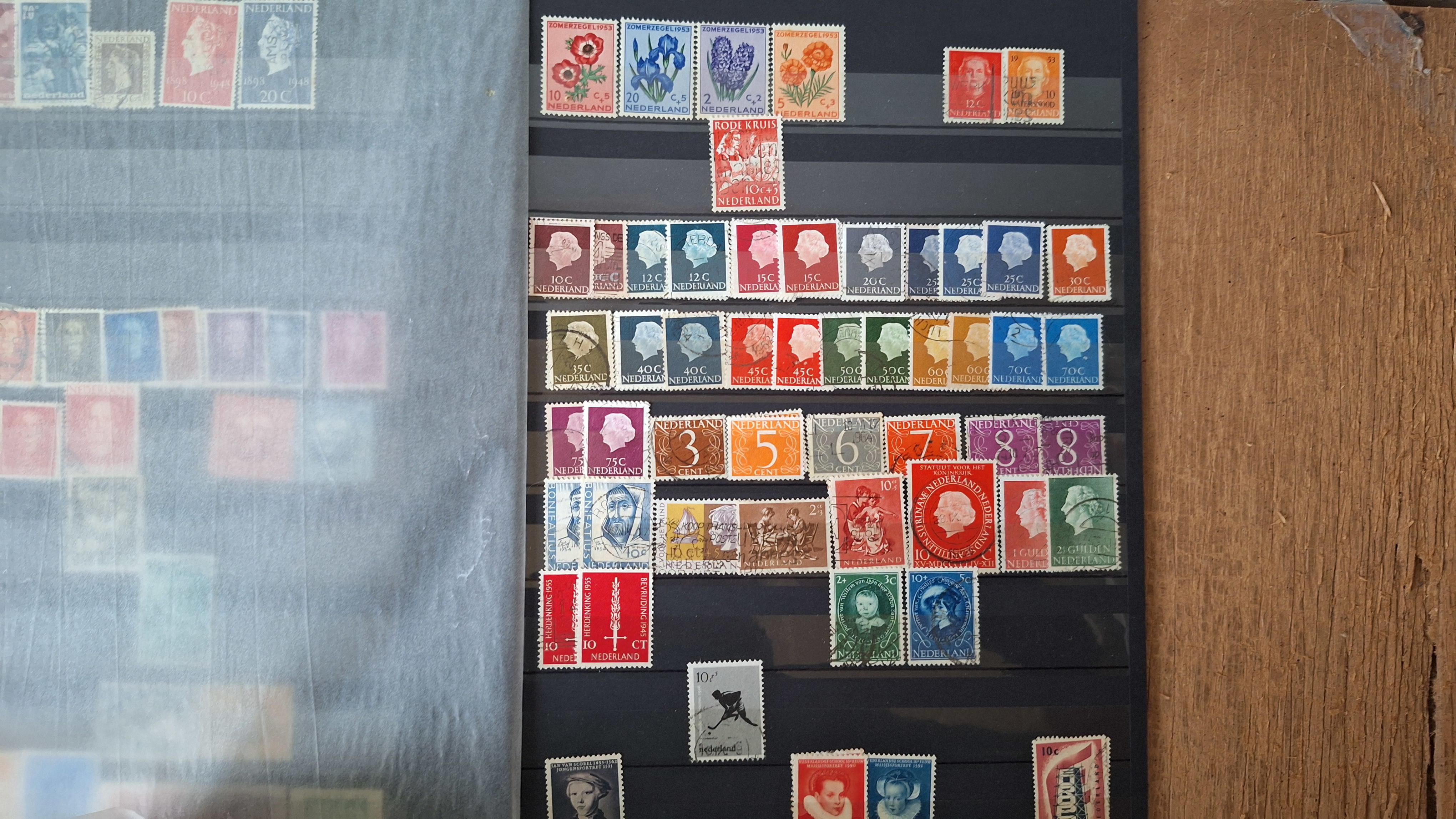 Verzameling historische postzegels uit Nederland, overzichtelijk gesorteerd over meerdere bladen – foto 8 – kavel bij Goeiendeal