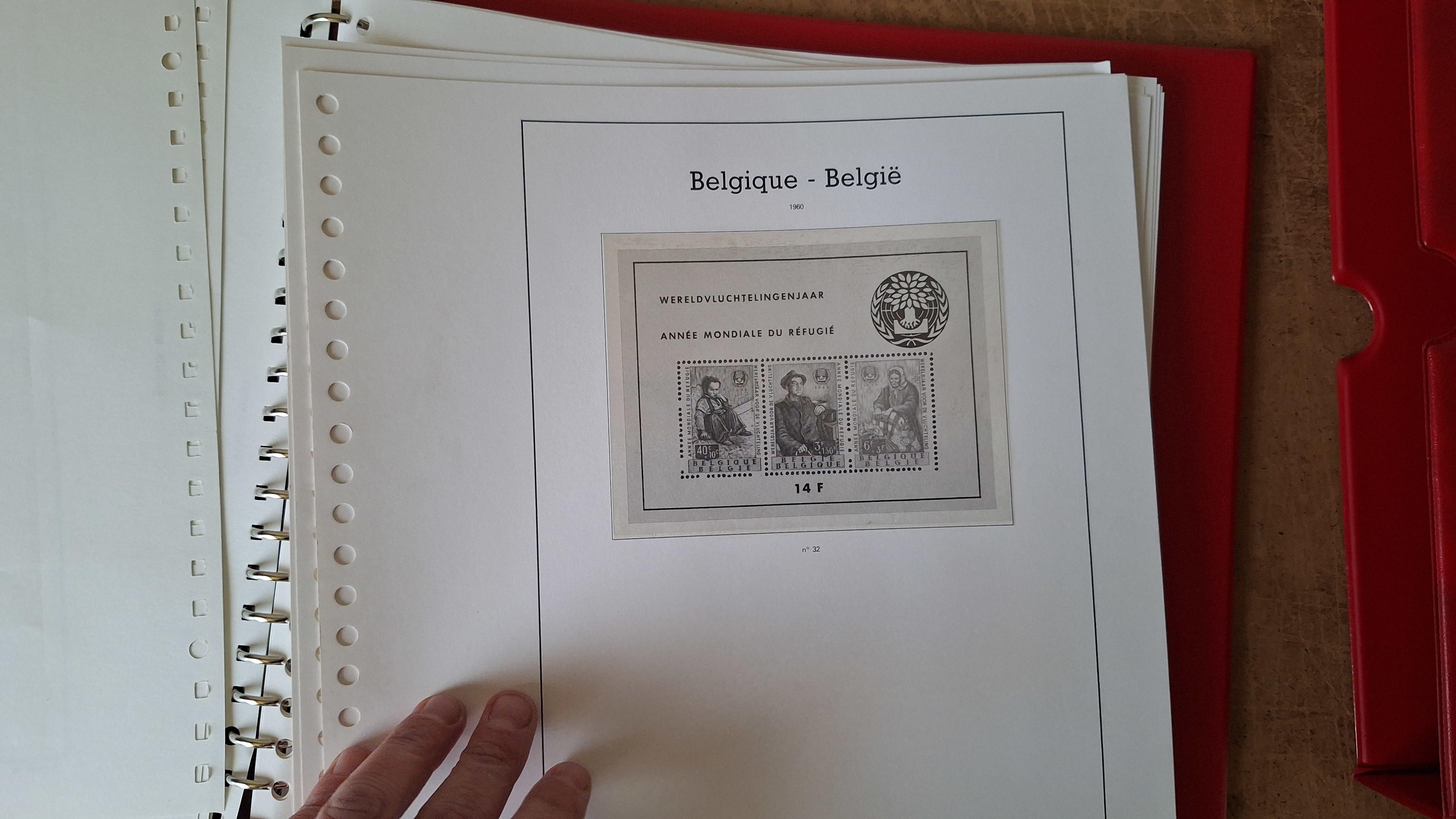 Postzegelalbum Yvert & Tillier met bladen zonder postzegels België – foto 4 – kavel bij Goeiendeal