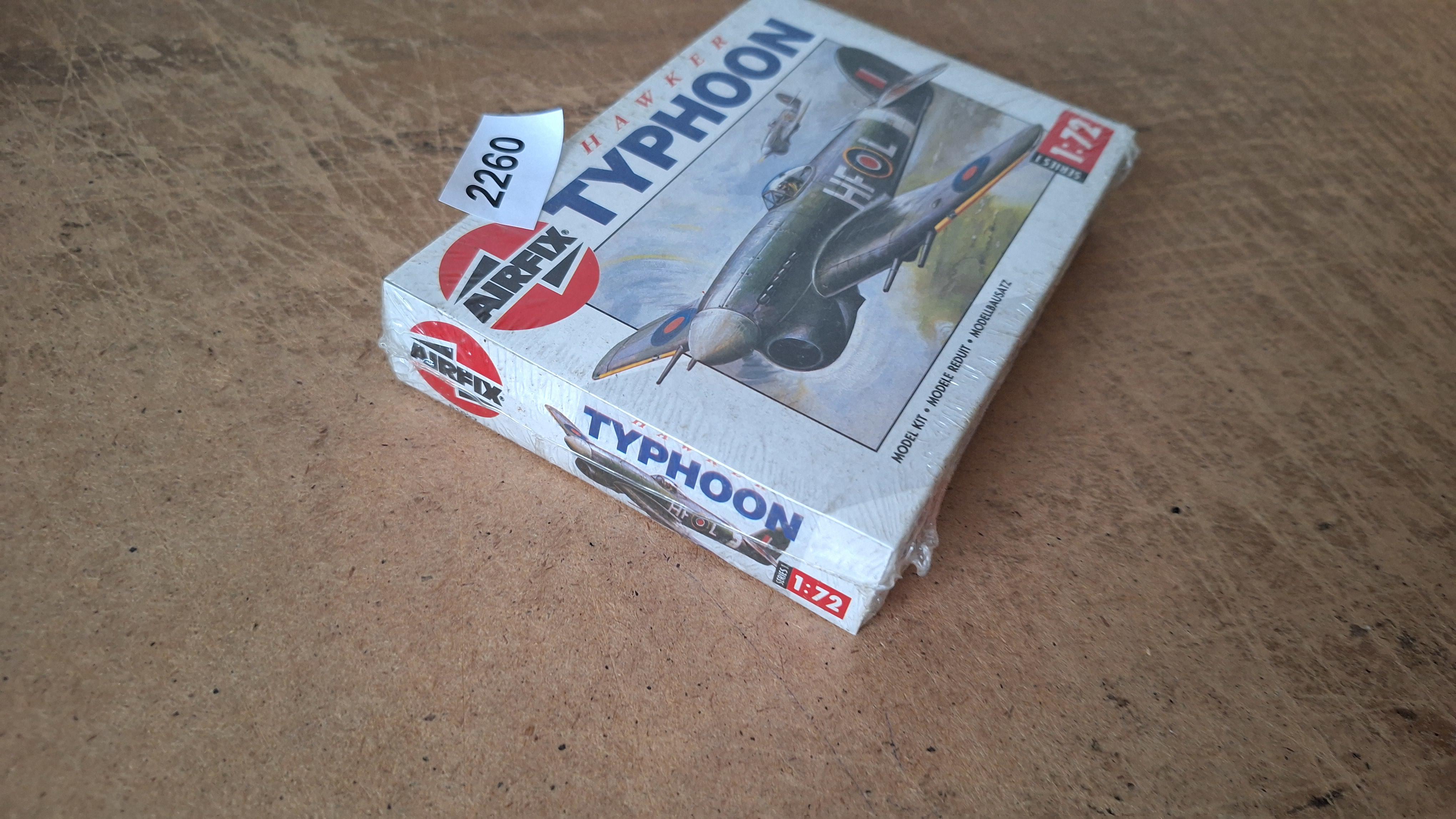 Airfix modelbouwdoos Hawker Typhoon jachtvliegtuig op schaal 1:72 – foto 2 – kavel bij Goeiendeal