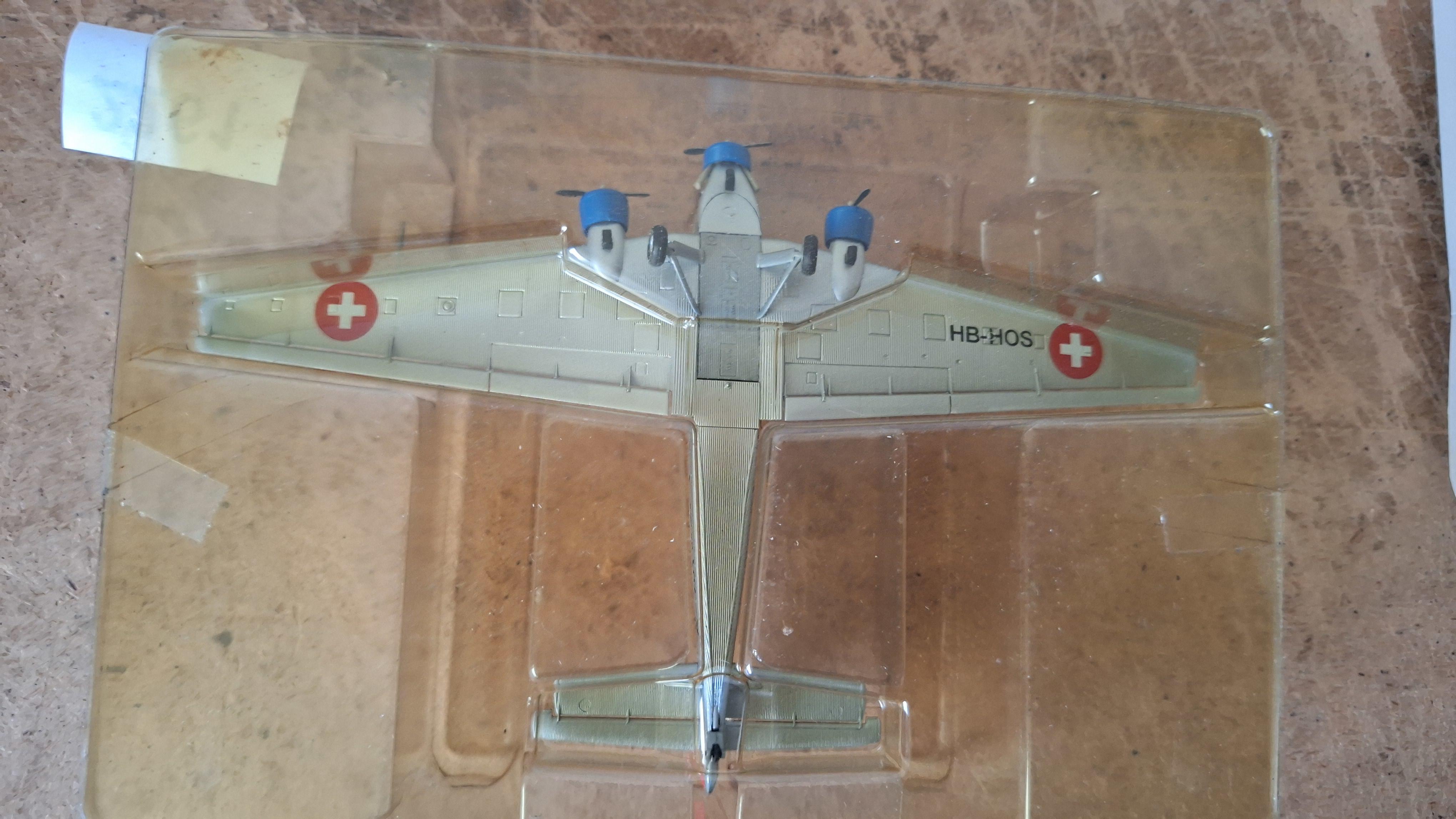 Herpa miniatuurmodel Junkers Ju 52/3m transportvliegtuig op schaal 1:160 – foto 3 – kavel bij Goeiendeal