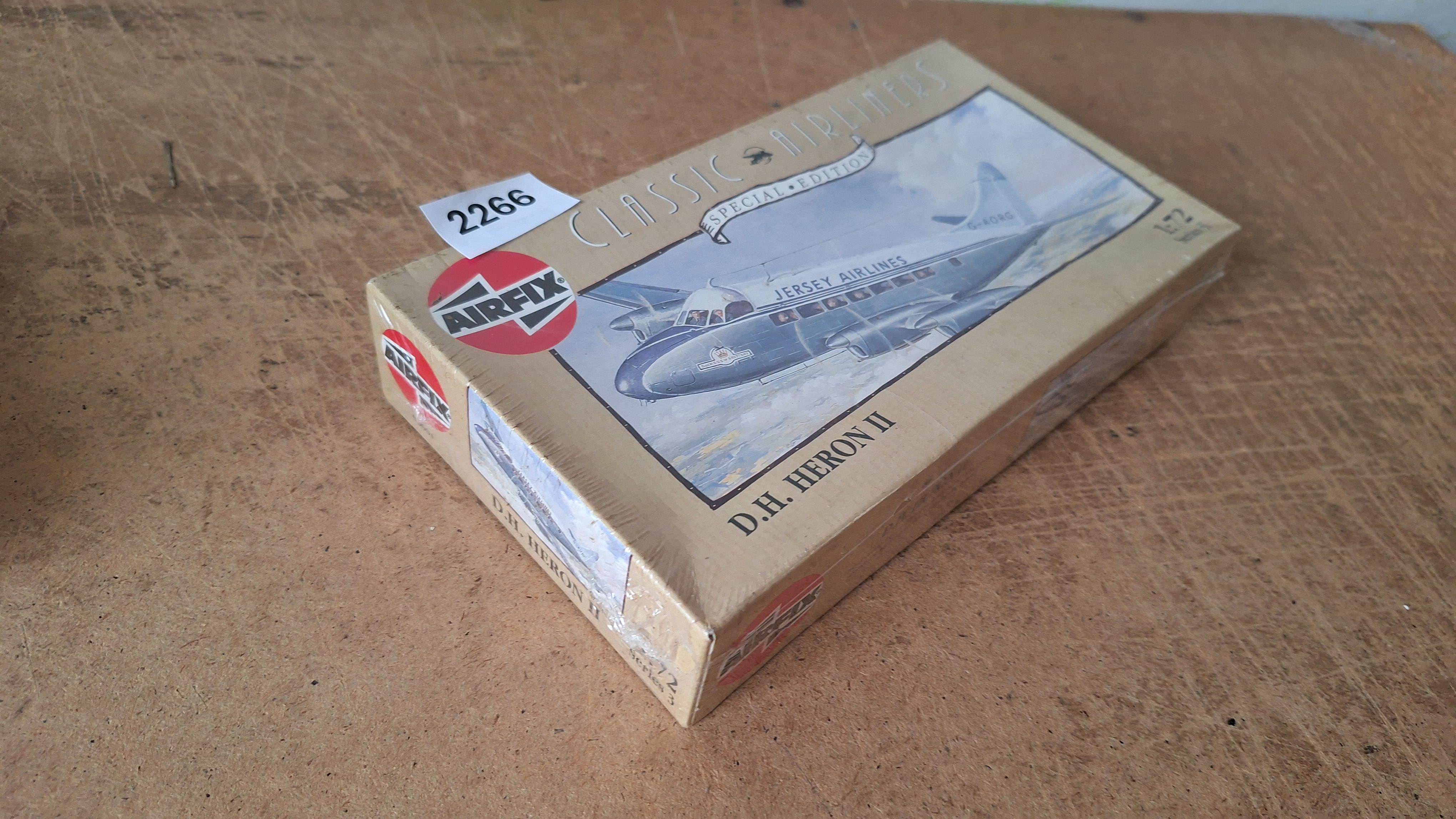 Airfix modelbouwdoos D.H. Heron II passagiersvliegtuig Jersey Airlines op schaal 1:72 – foto 2 – kavel bij Goeiendeal