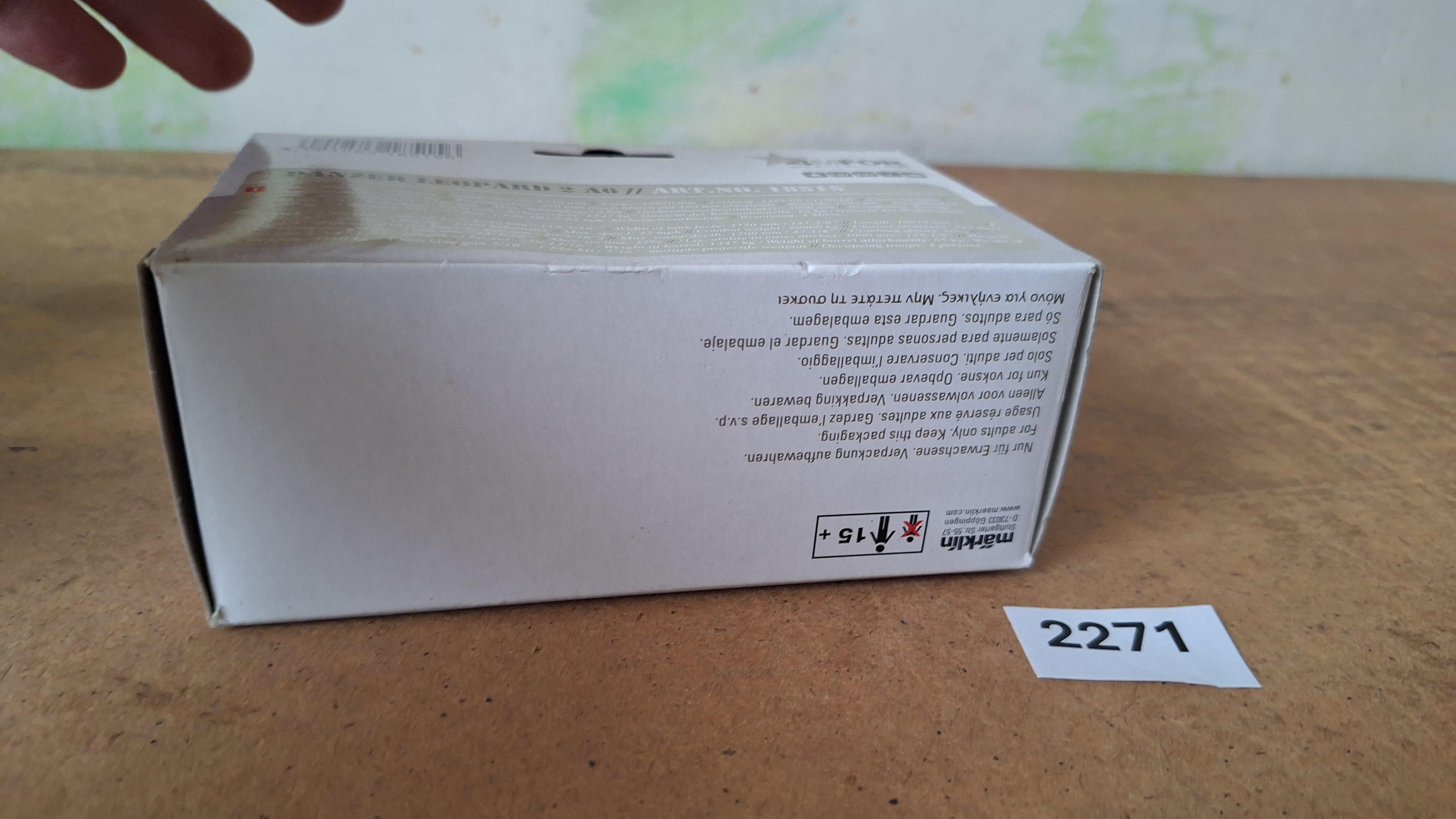 Märklin 4MFOR schaalmodel Panzer Leopard 2 A6 – foto 3 – kavel bij Goeiendeal