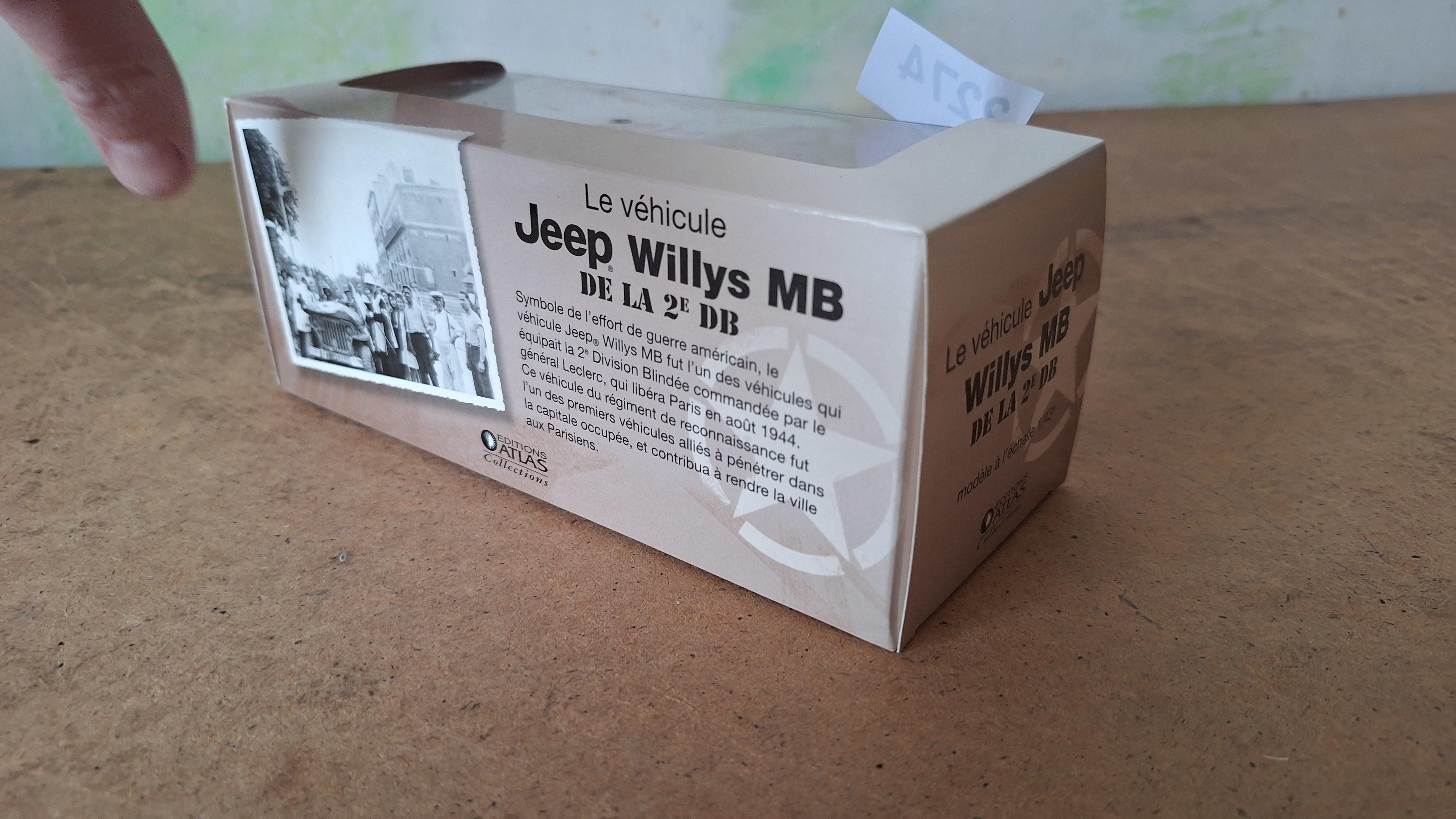 Editions Atlas schaalmodel Jeep Willys MB met aanhangwagen – foto 4 – kavel bij Goeiendeal