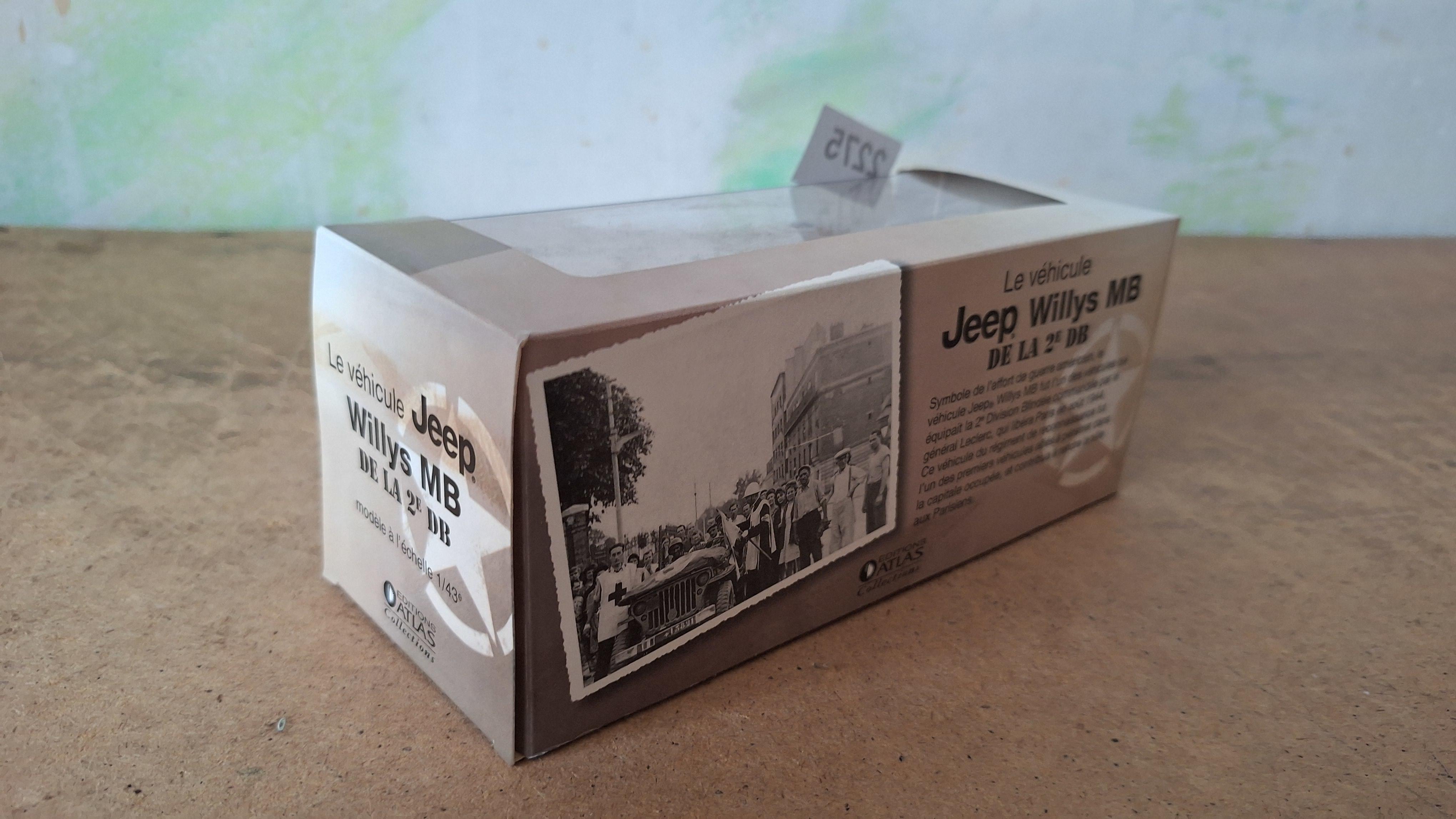 Editions Atlas schaalmodel Jeep Willys MB met aanhangwagen – foto 3 – kavel bij Goeiendeal
