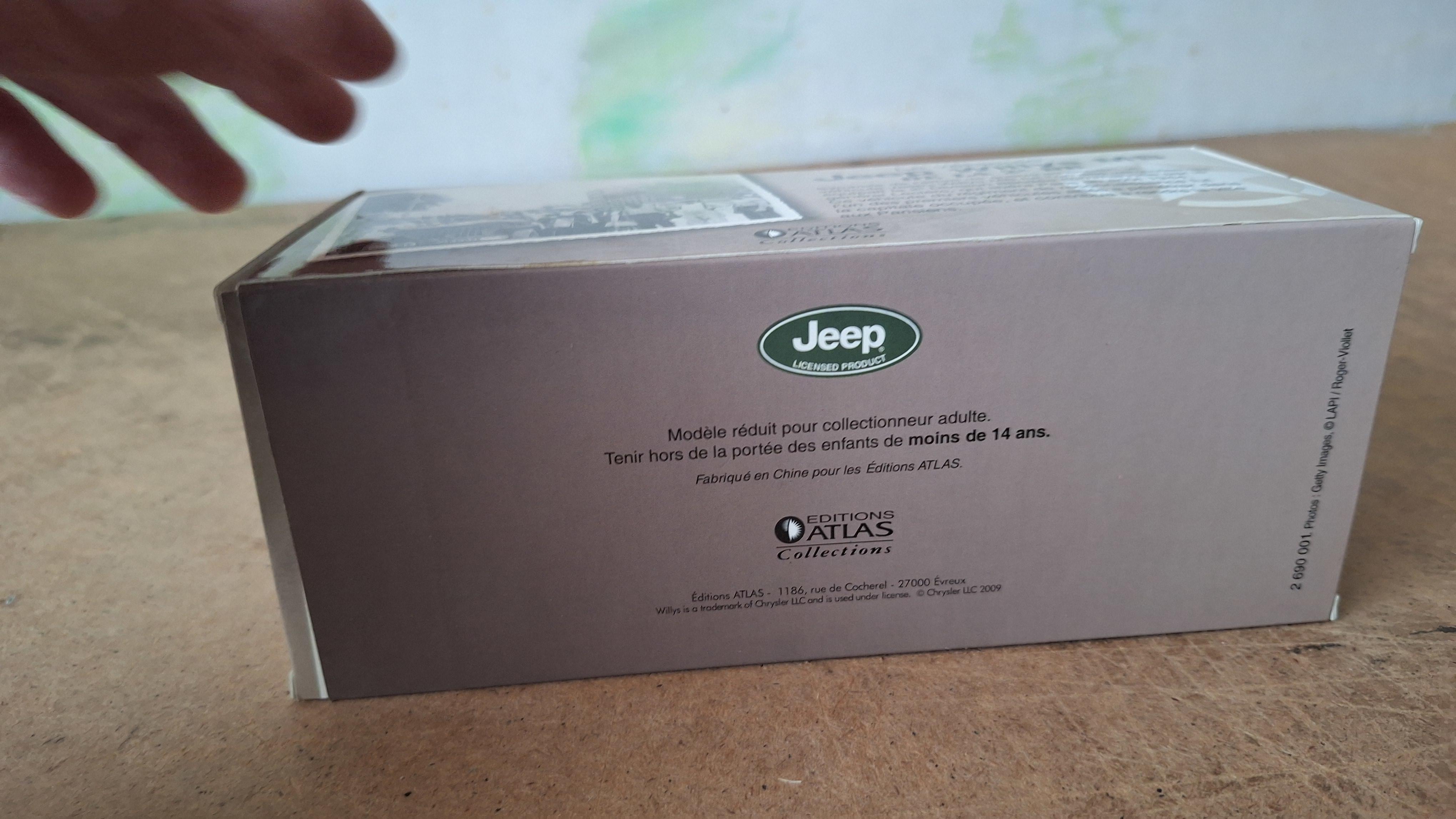 Editions Atlas schaalmodel Jeep Willys MB met aanhangwagen – foto 4 – kavel bij Goeiendeal