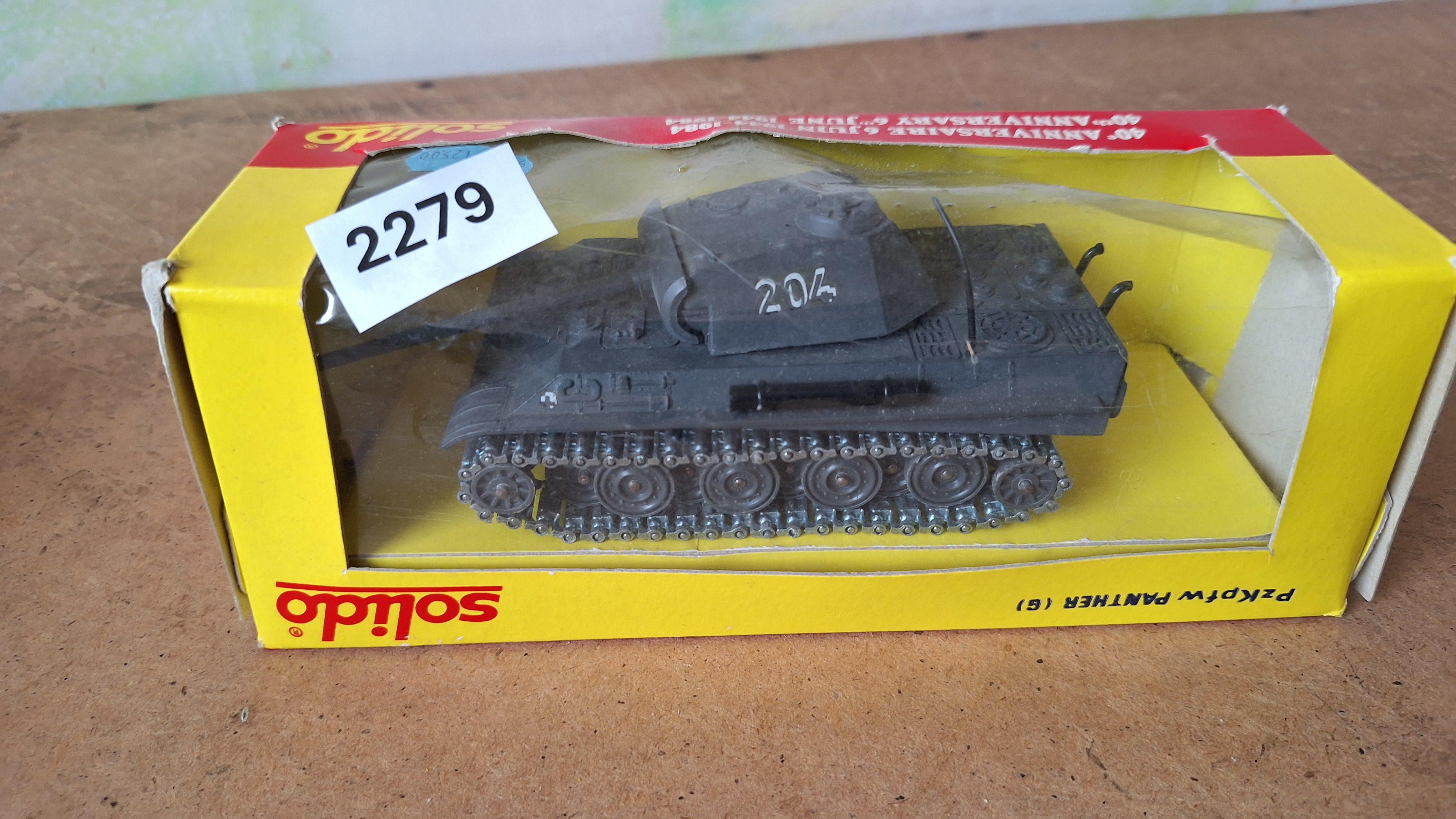 Solido schaalmodel Pzkpfw Panther (G) tank (40 jaar D-Day) – kavel bij Goeiendeal