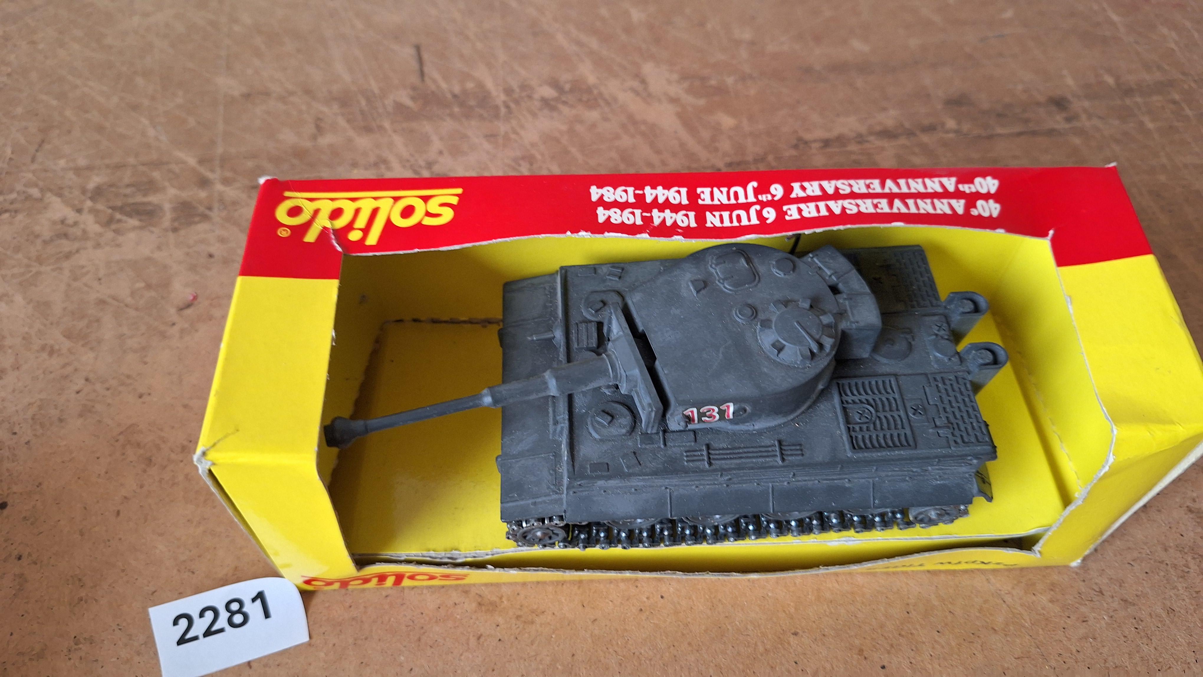 Solido schaalmodel Pzkpfw Tiger I tank (40 jaar D-Day) – foto 2 – kavel bij Goeiendeal