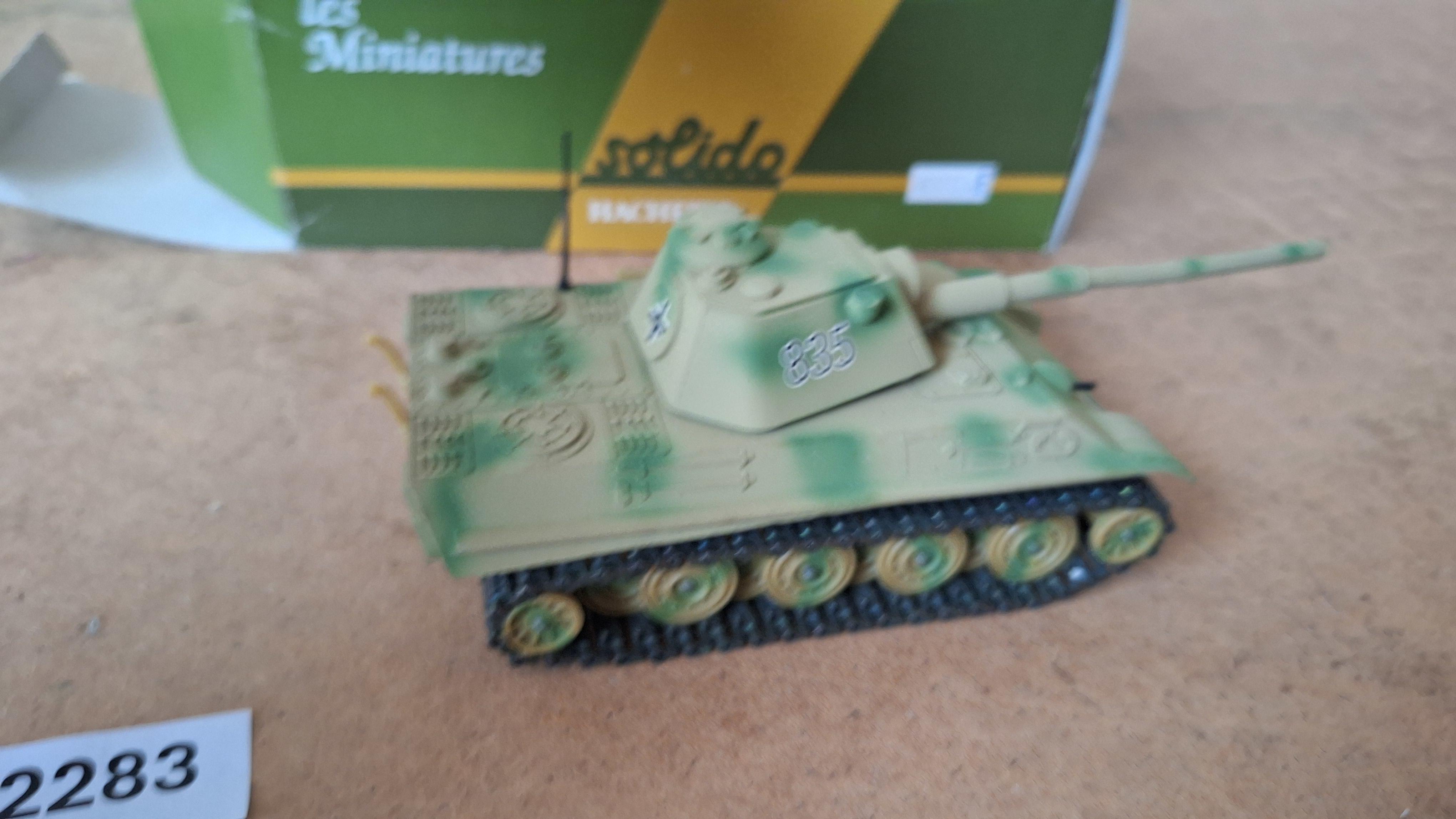 Solido Hachette schaalmodel Panther tank in camouflagekleuren – foto 2 – kavel bij Goeiendeal