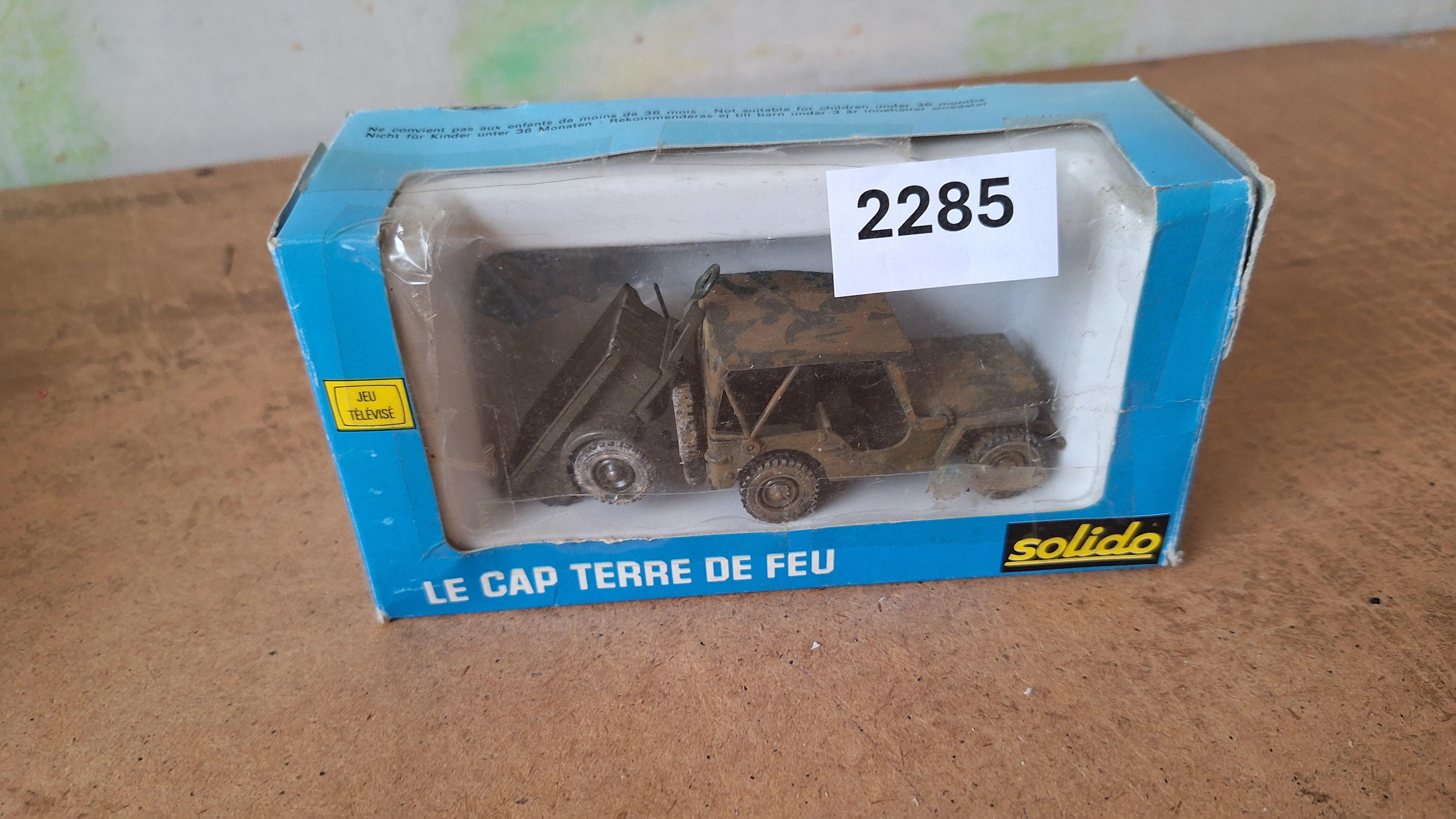 Solido schaalmodel Jeep met aanhangwagen "Le Cap Terre de Feu" – kavel bij Goeiendeal