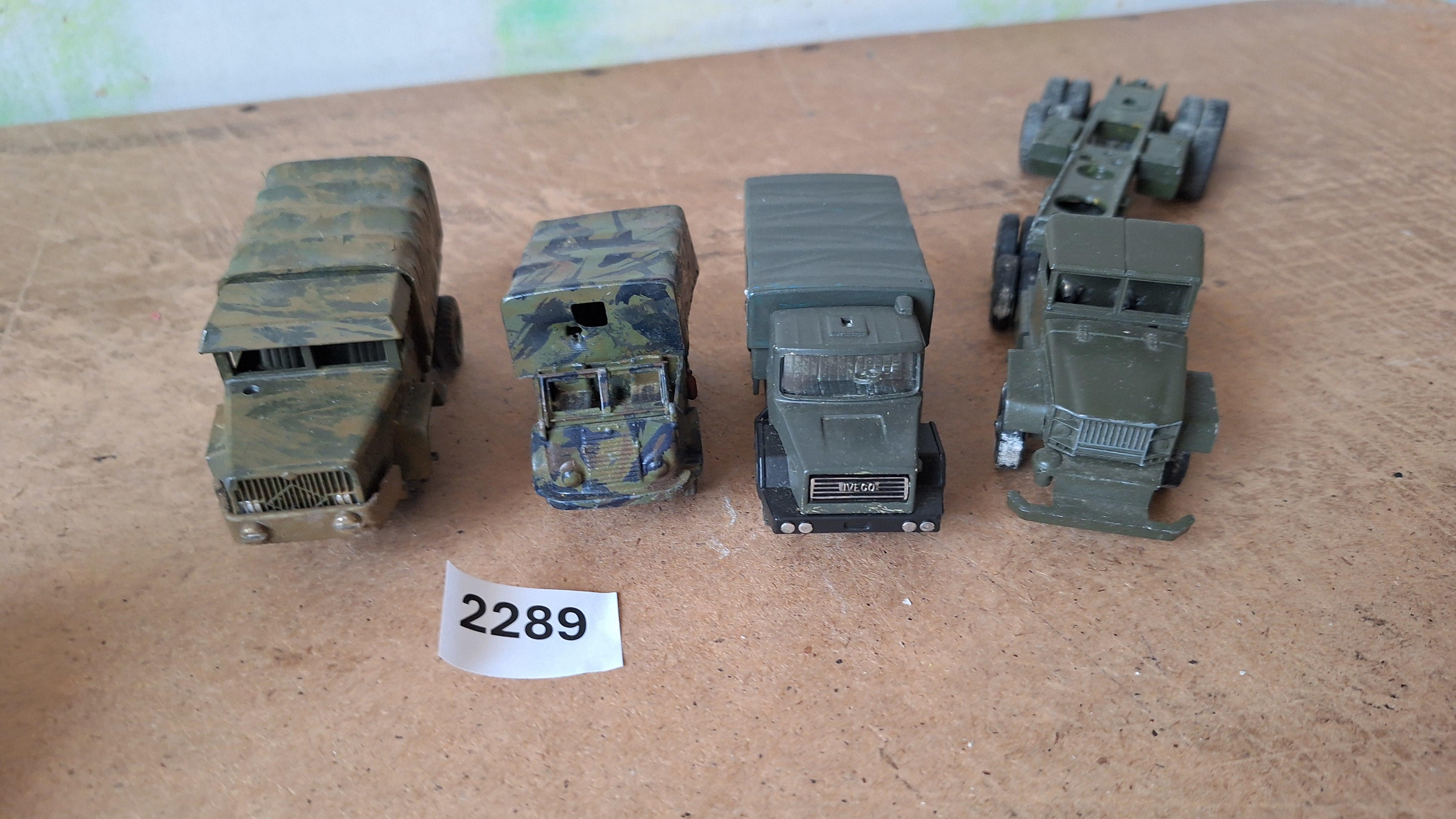 Lot diverse militaire vrachtwagens waaronder Solido – foto 3 – kavel bij Goeiendeal