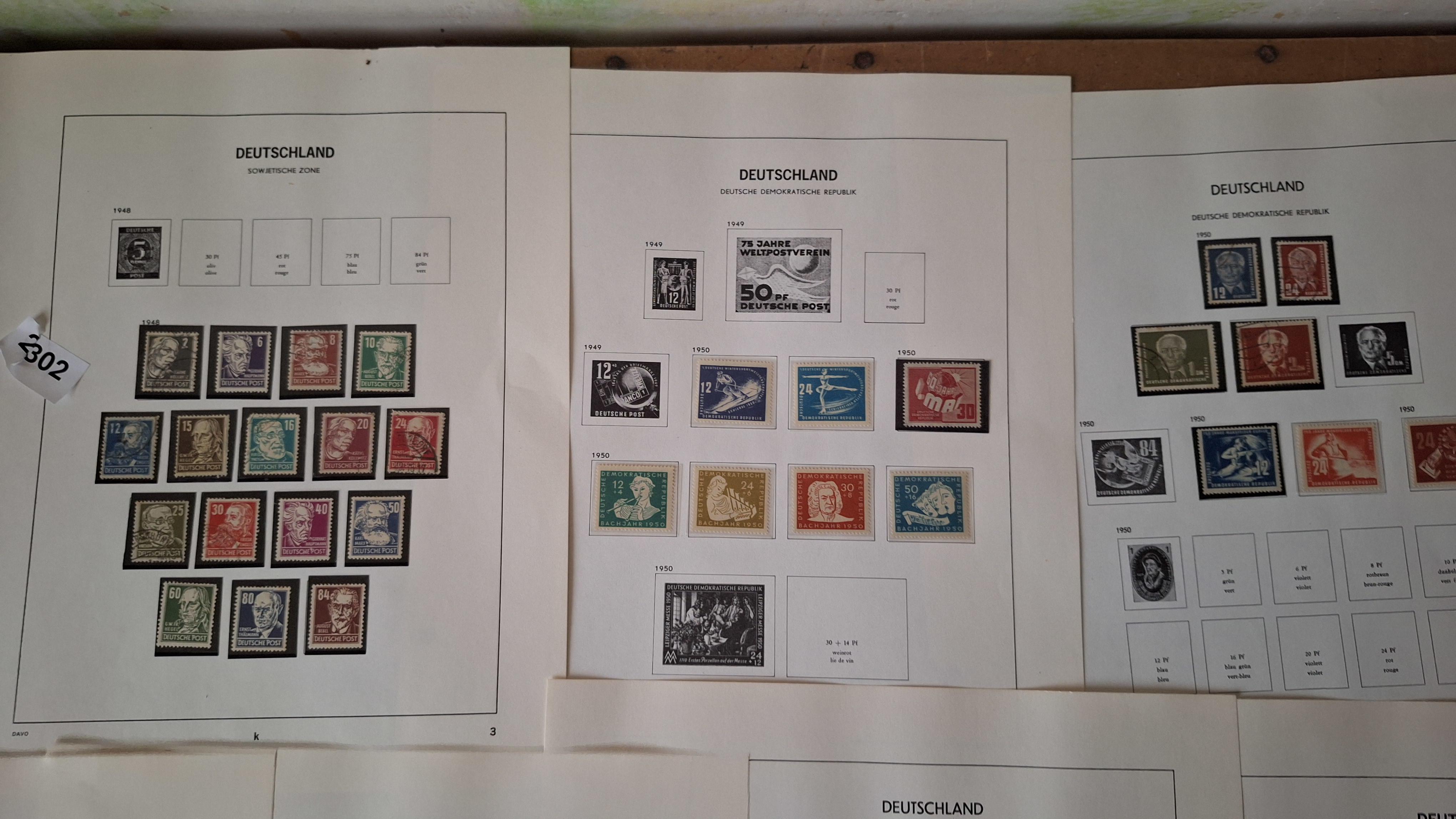 Verzameling historische postzegels uit Duitsland (DDR) op albumbladen – foto 2 – kavel bij Goeiendeal