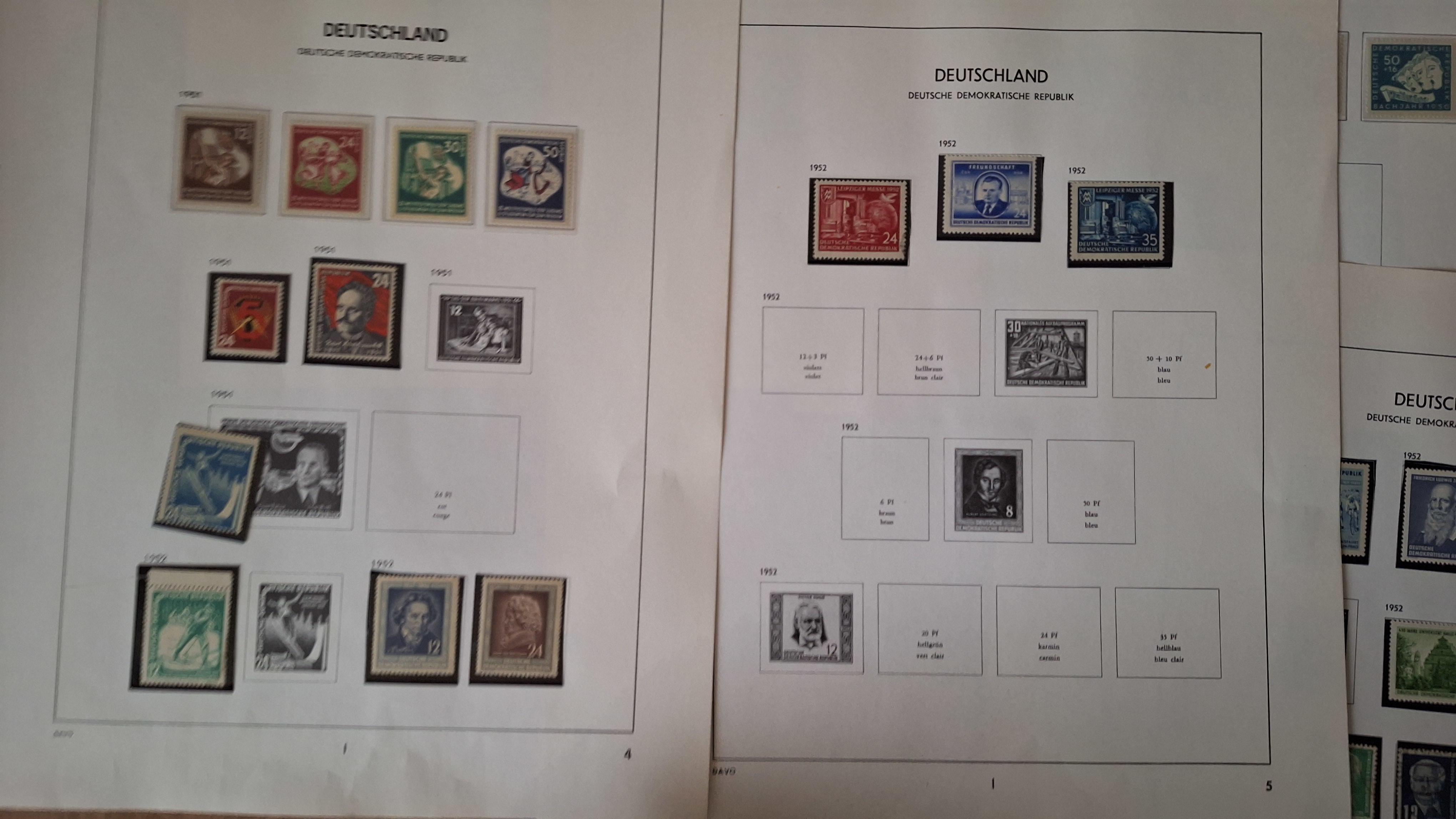 Verzameling historische postzegels uit Duitsland (DDR) op albumbladen – foto 3 – kavel bij Goeiendeal