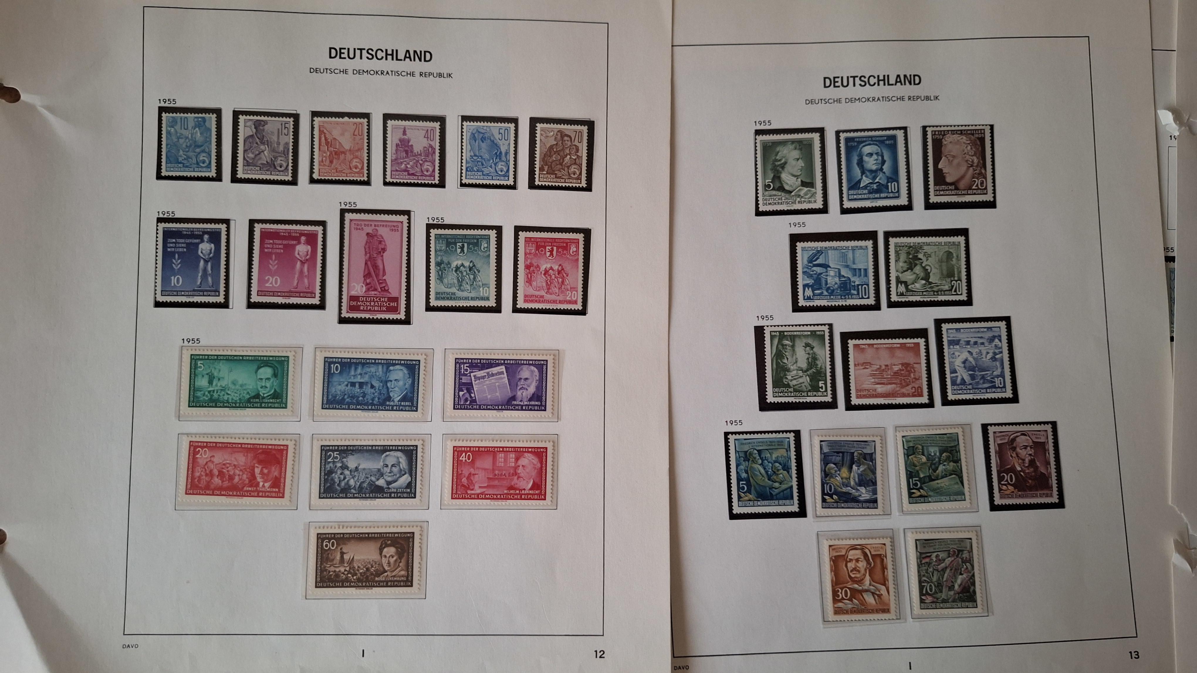 Verzameling historische postzegels uit Duitsland (DDR) op albumbladen – foto 4 – kavel bij Goeiendeal