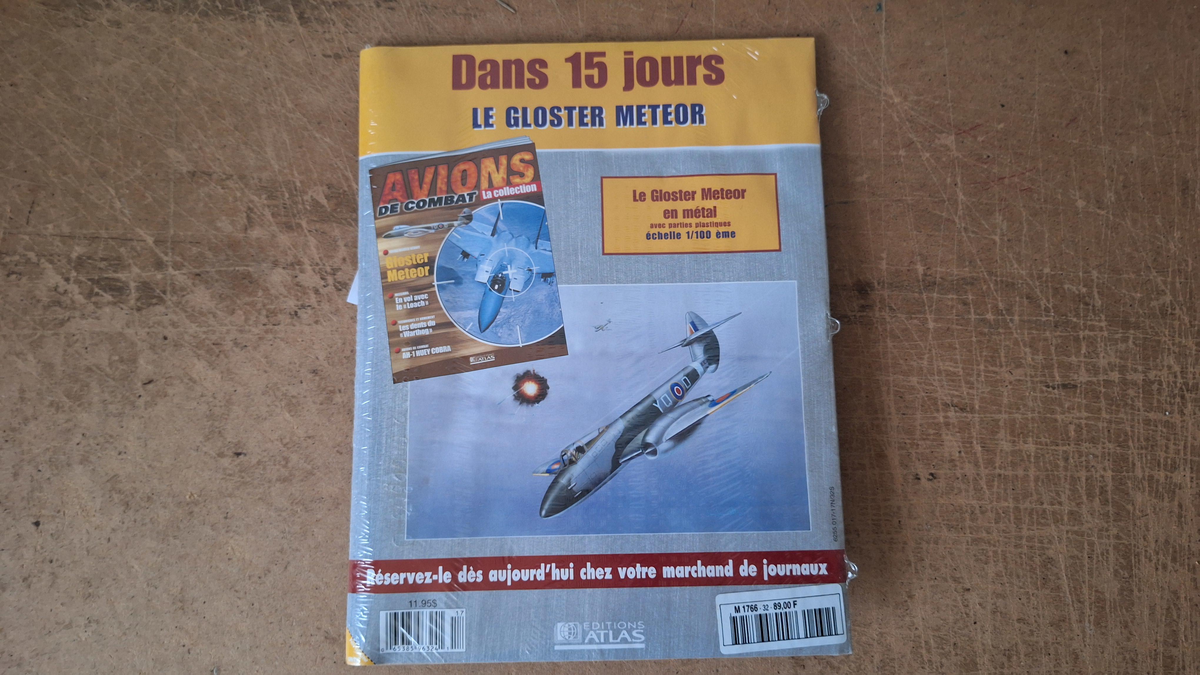 Editions Atlas miniatuurmodel Frans jachtvliegtuig Dewoitine D.520 met begeleidend tijdschrift – foto 2 – kavel bij Goeiendeal
