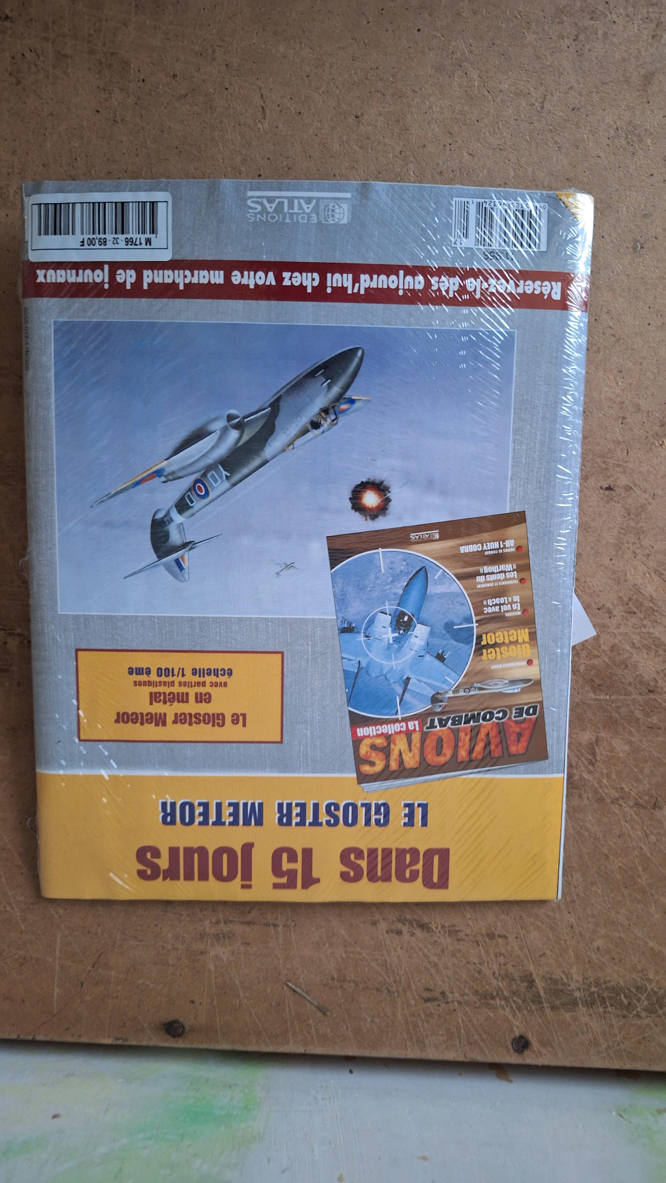 Editions Atlas miniatuurmodel Italiaans bommenwerpervliegtuig SM.79 Sparviero met begeleidend tijdschrift – foto 2 – kavel bij Goeiendeal